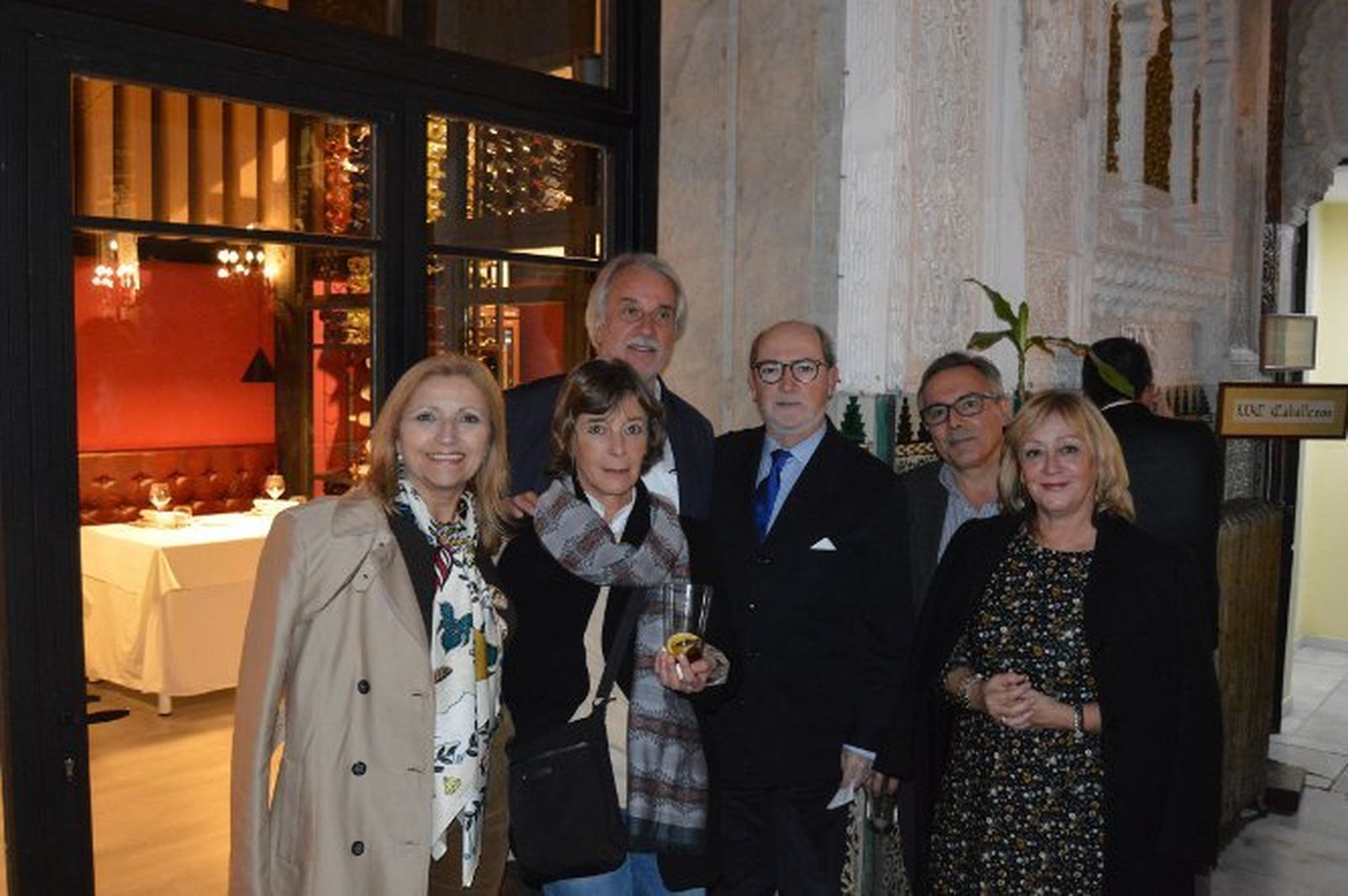 María Ángeles Franco, Reneé y Mike Sohaum, Ignacio Moreno, Antonio Arés y Beatriz Sáenz.