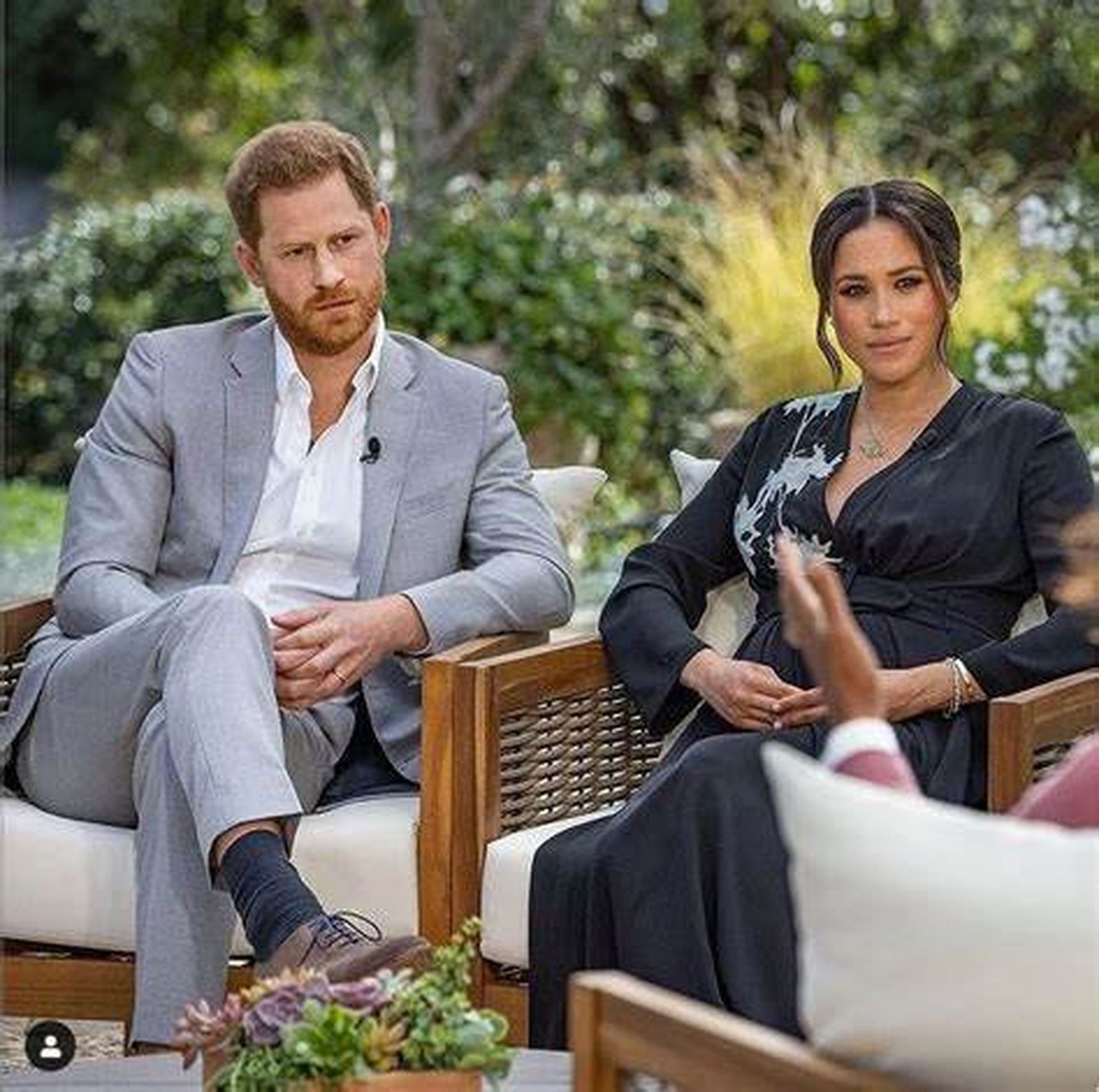 Los duques de Sussex, en la controvertida entrevista televisiva.