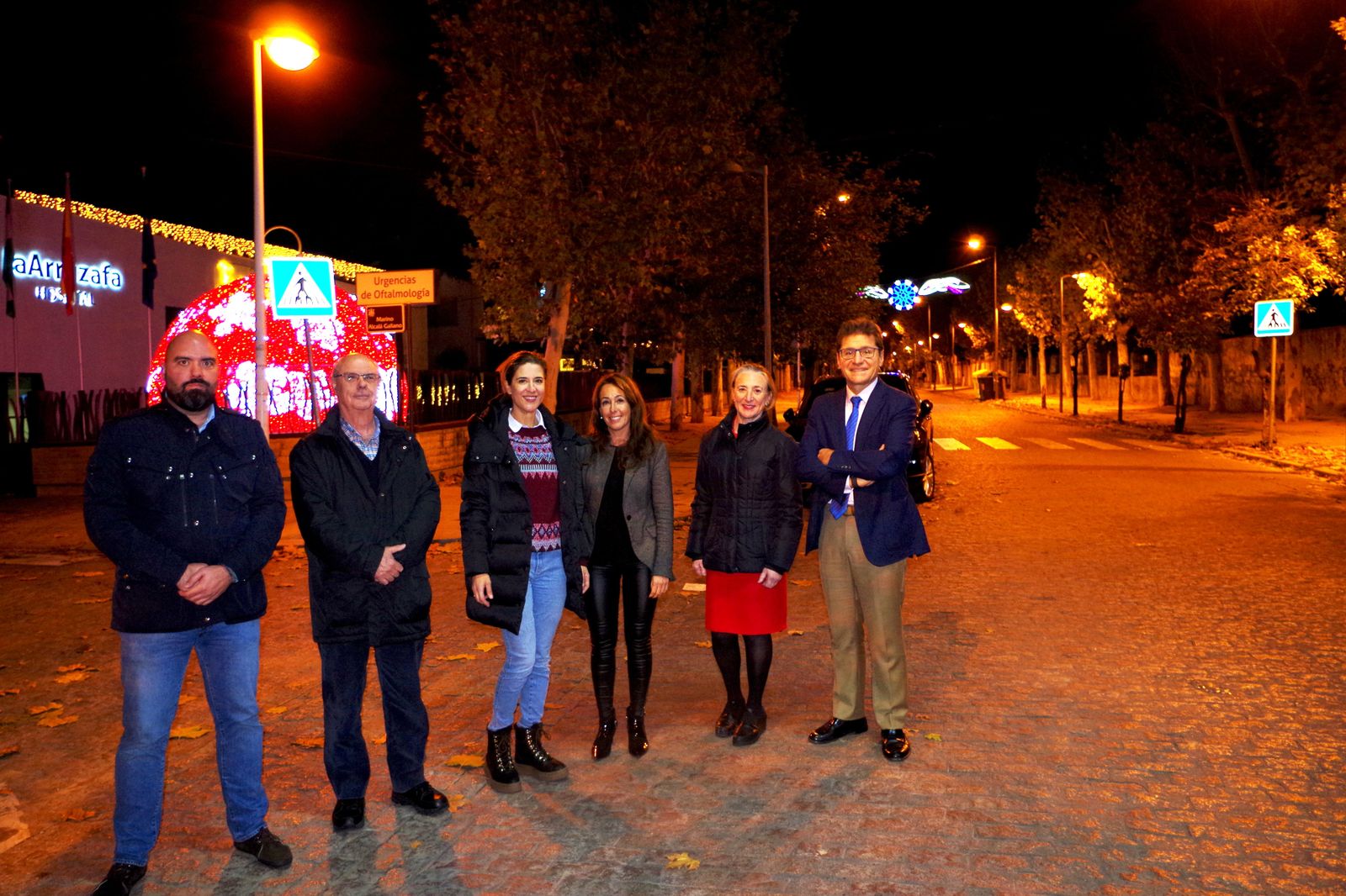 Representantes de las empresas y Ayuntamiento.