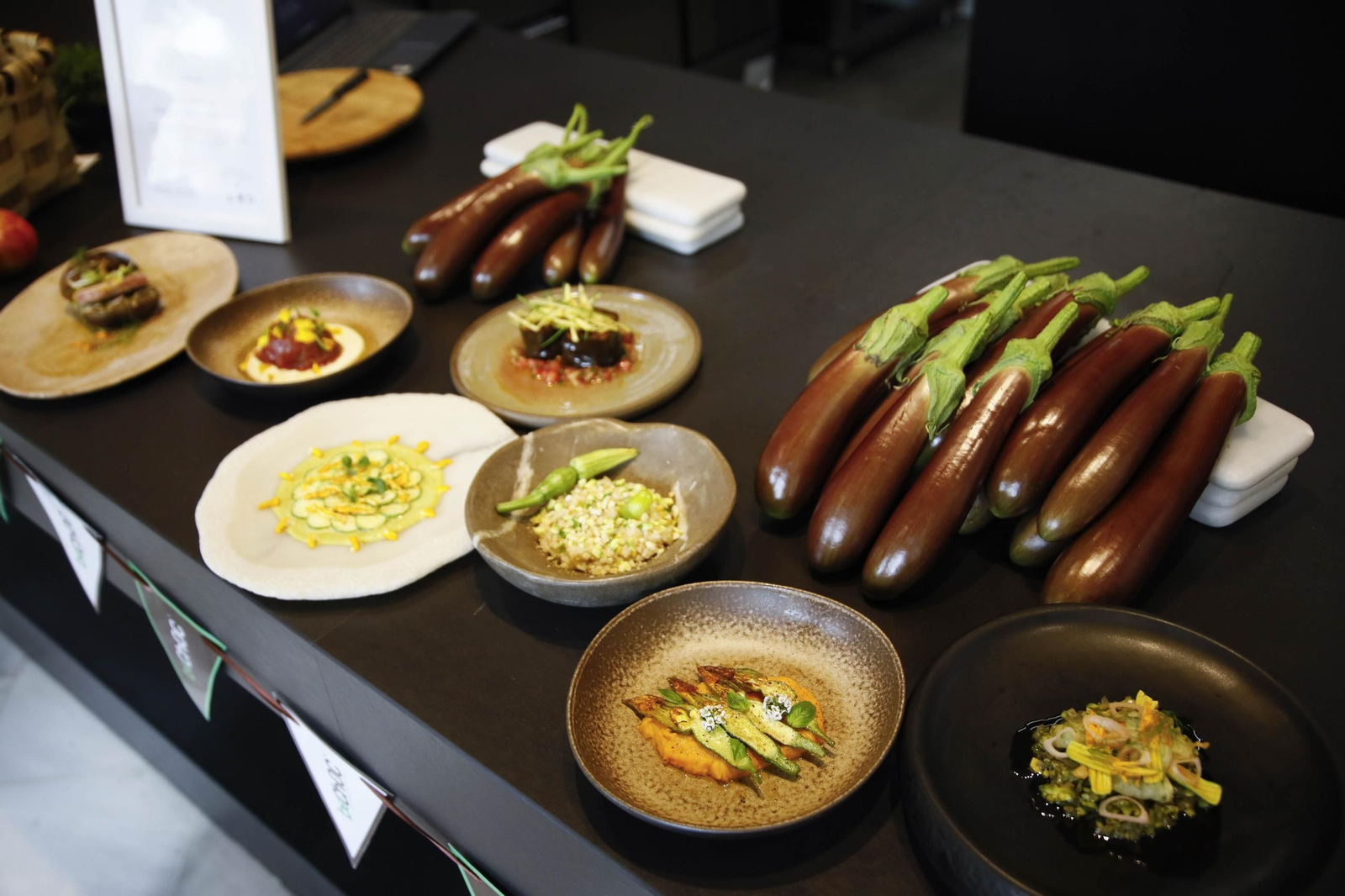 Las imágenes de una nueva variedad de berenjena en Almería
