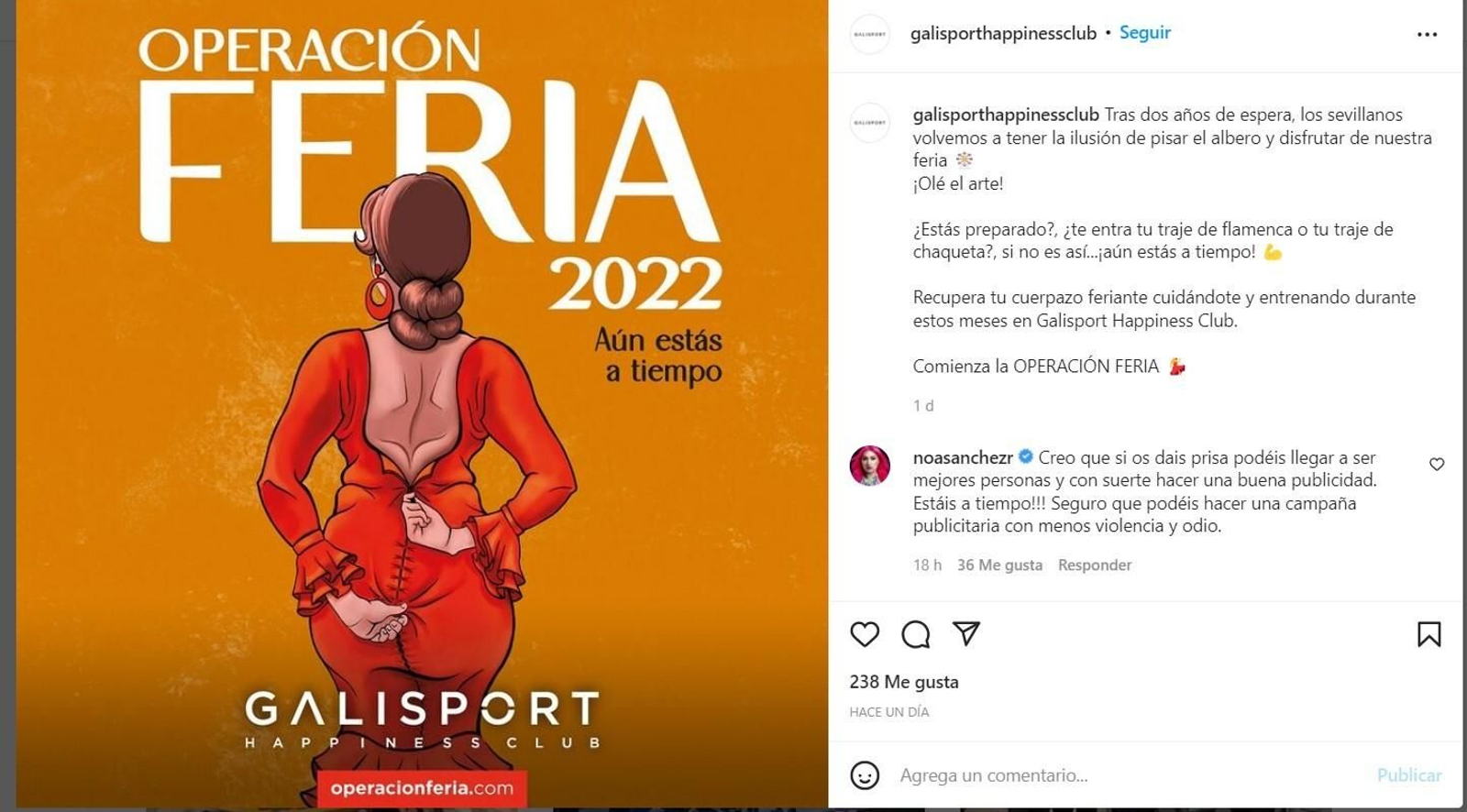 Los usuarios han criticado el anuncio a través de sus comentarios.