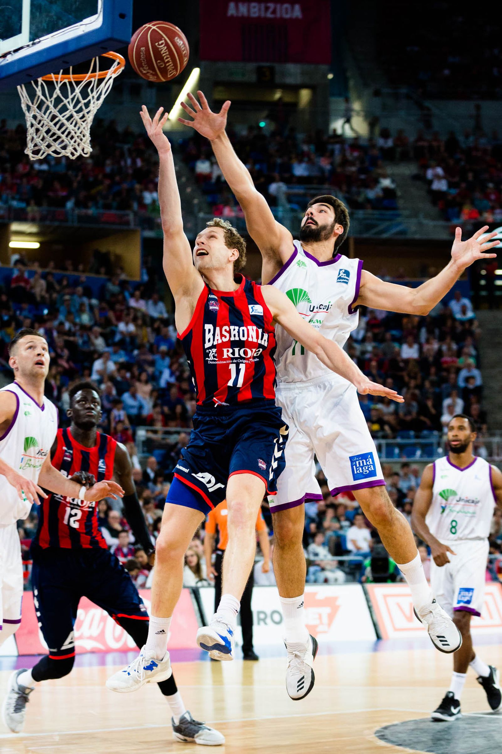 Dani Díez y Jaka Blazic, en un partido.