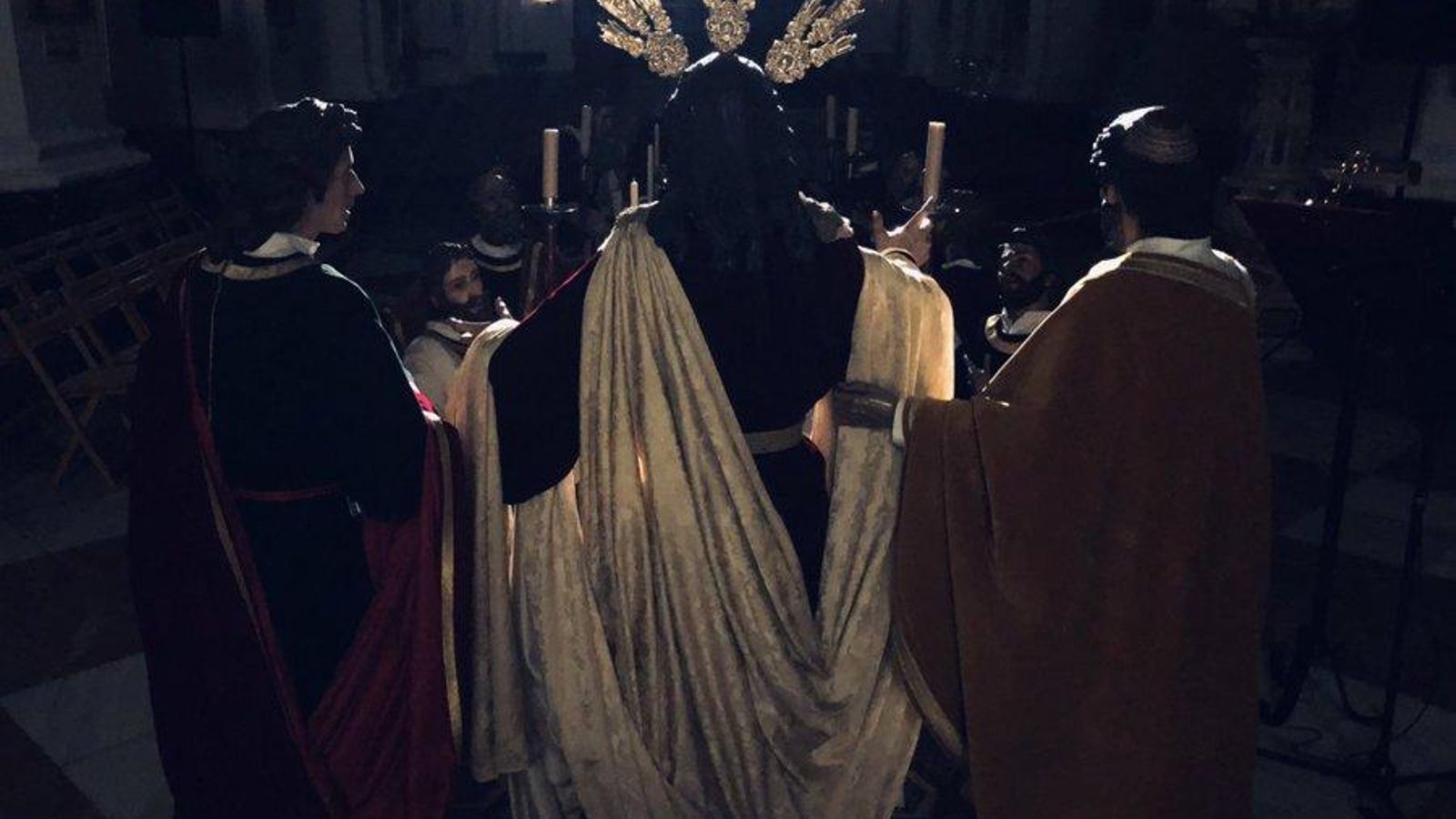 El Señor del Milagro, en el interior de Santo Domingo. El Señor del Milagro, en el interior de Santo Domingo.