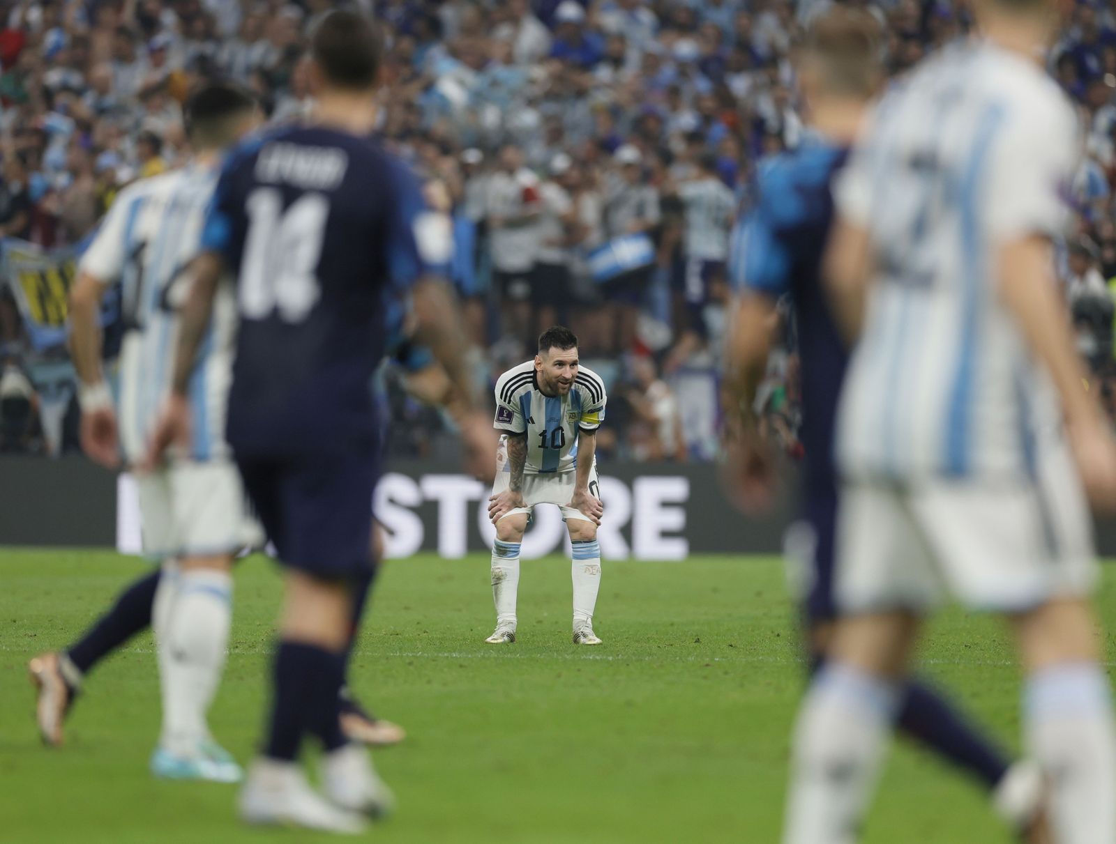 Las fotos de Messi contra Croacia