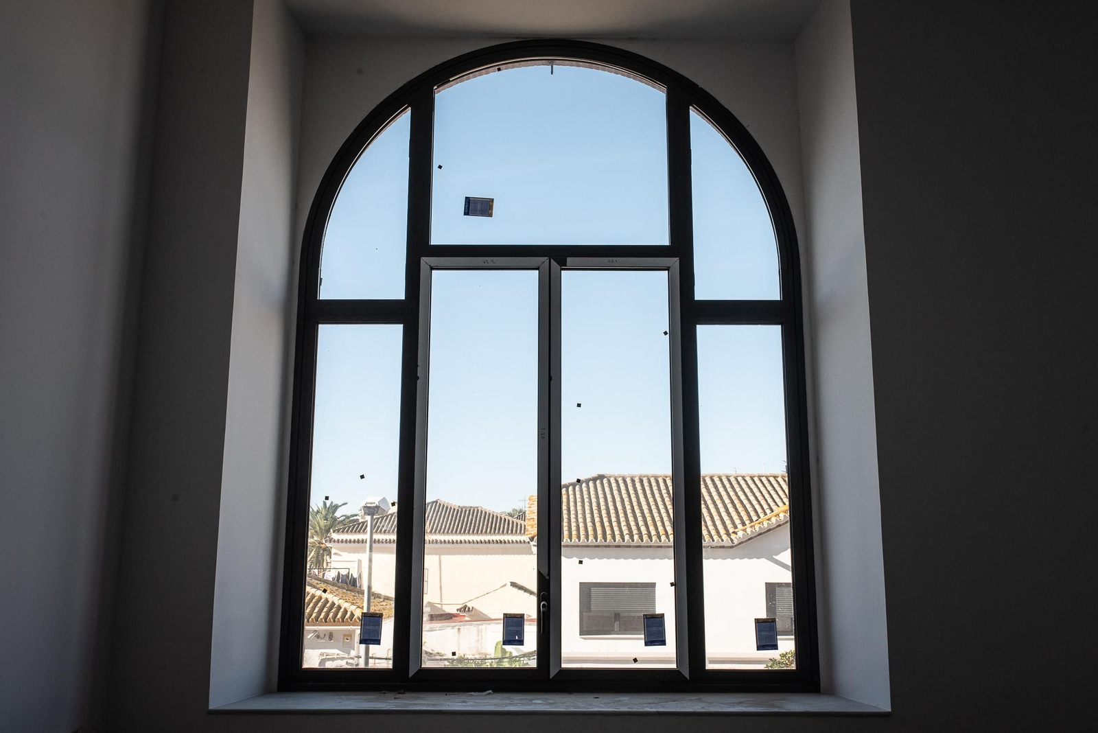 Una visita a las obras del IES La Rábida, en imágenes