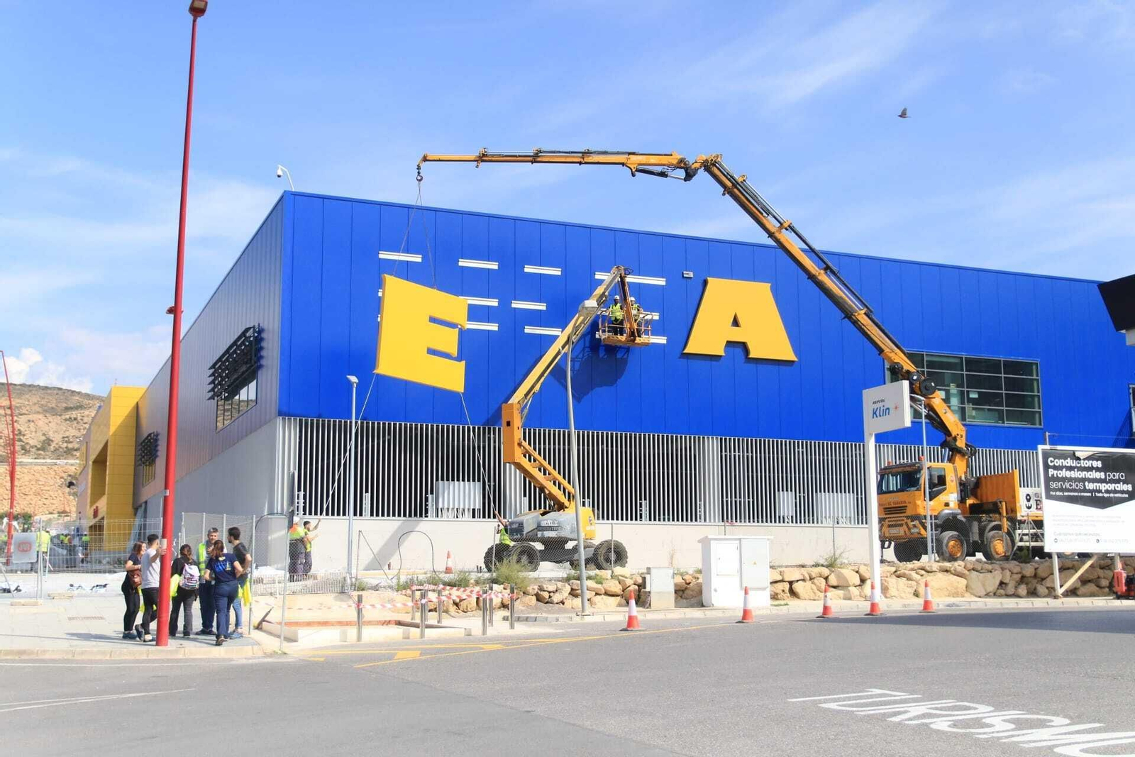 Las imágenes de cómo avanzan las obras de IKEA Almería
