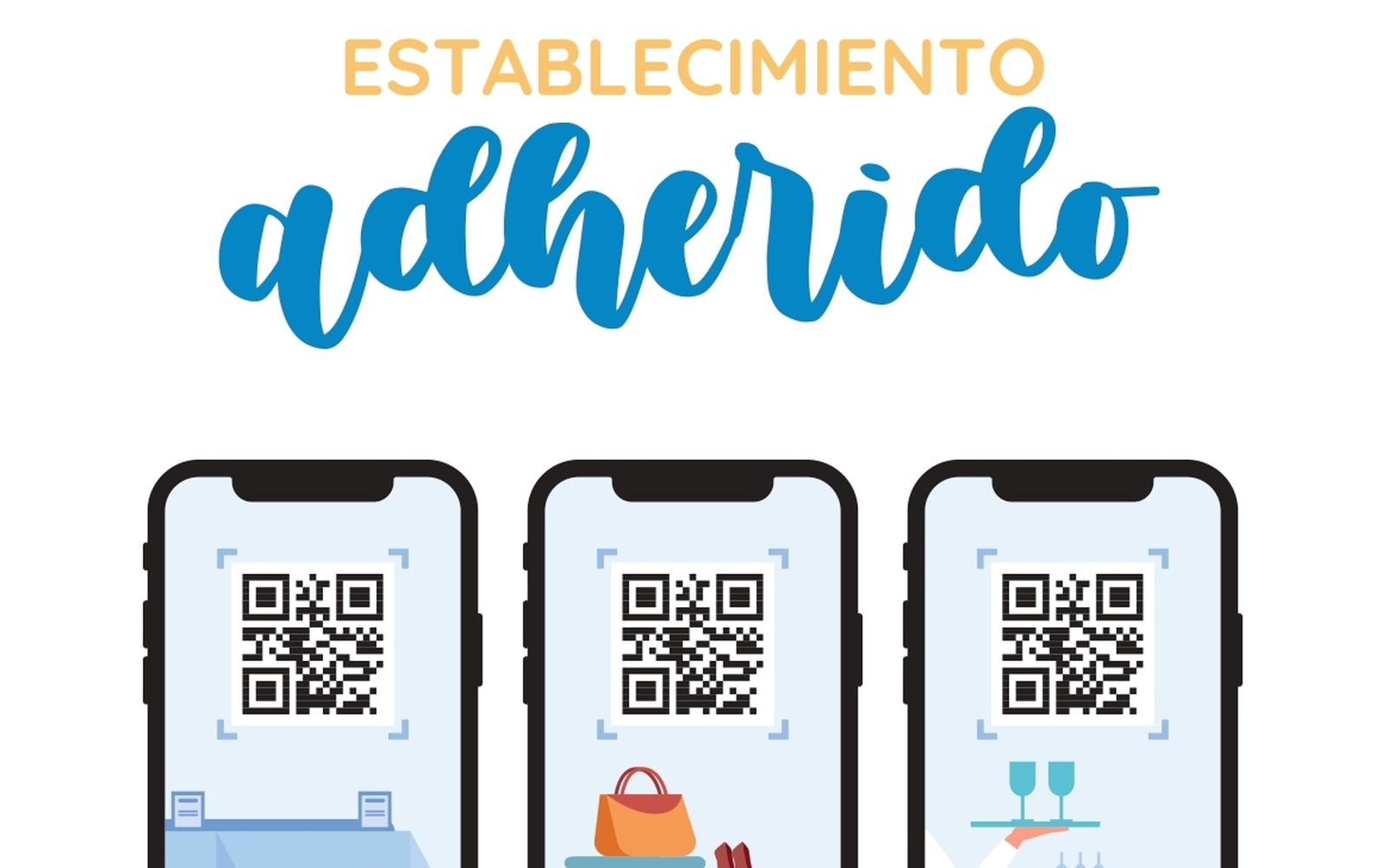 Los bonos se pueden canjear en cada establecimiento a través de un código QR.