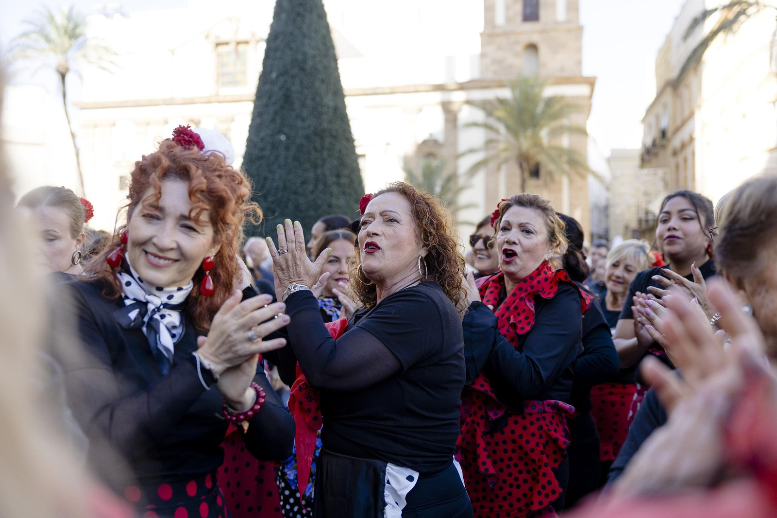 Búscate en las imágenes del flashmob del Día del Flamenco