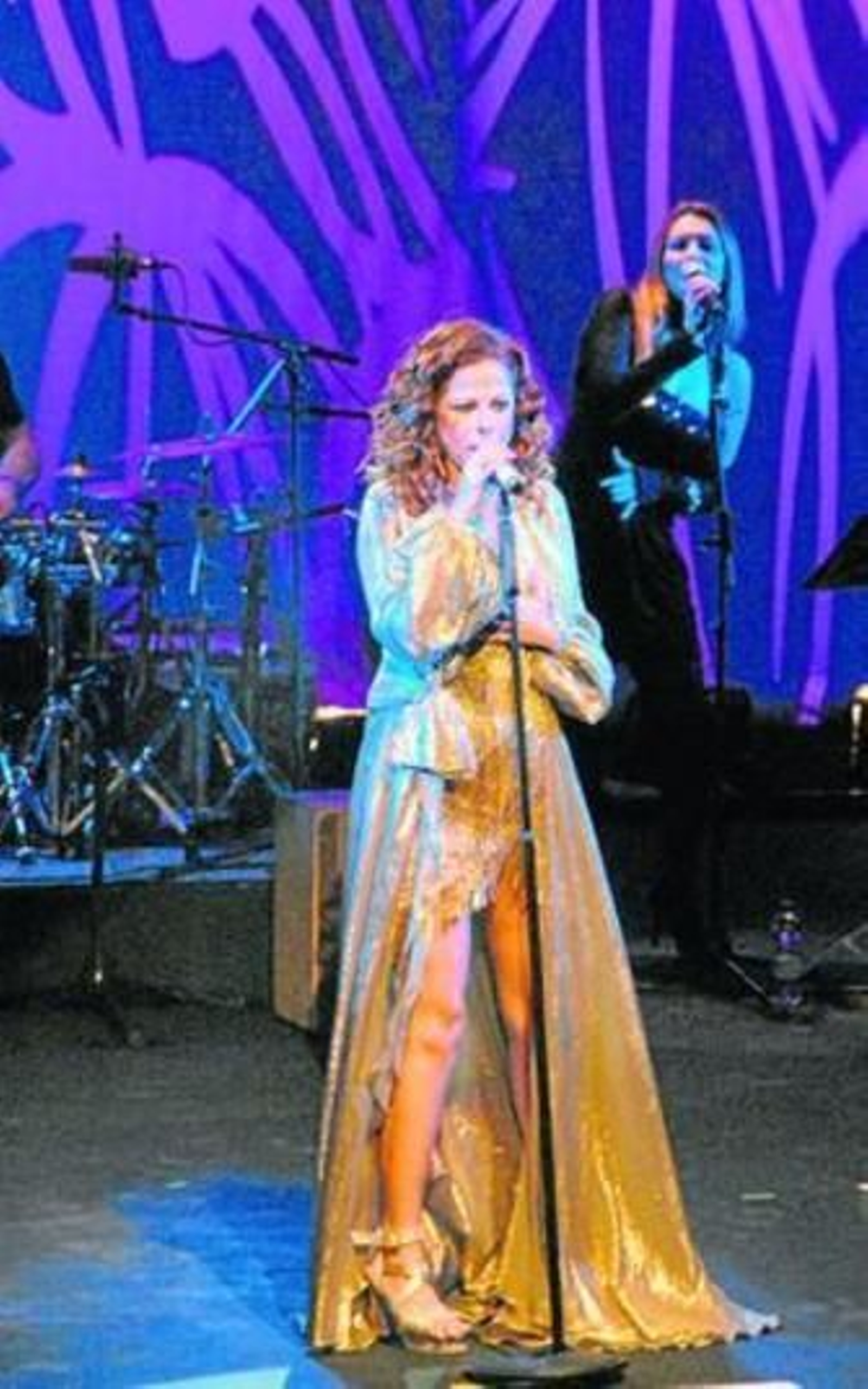 Una actuación reciente del Teatro, Pastora Soler.