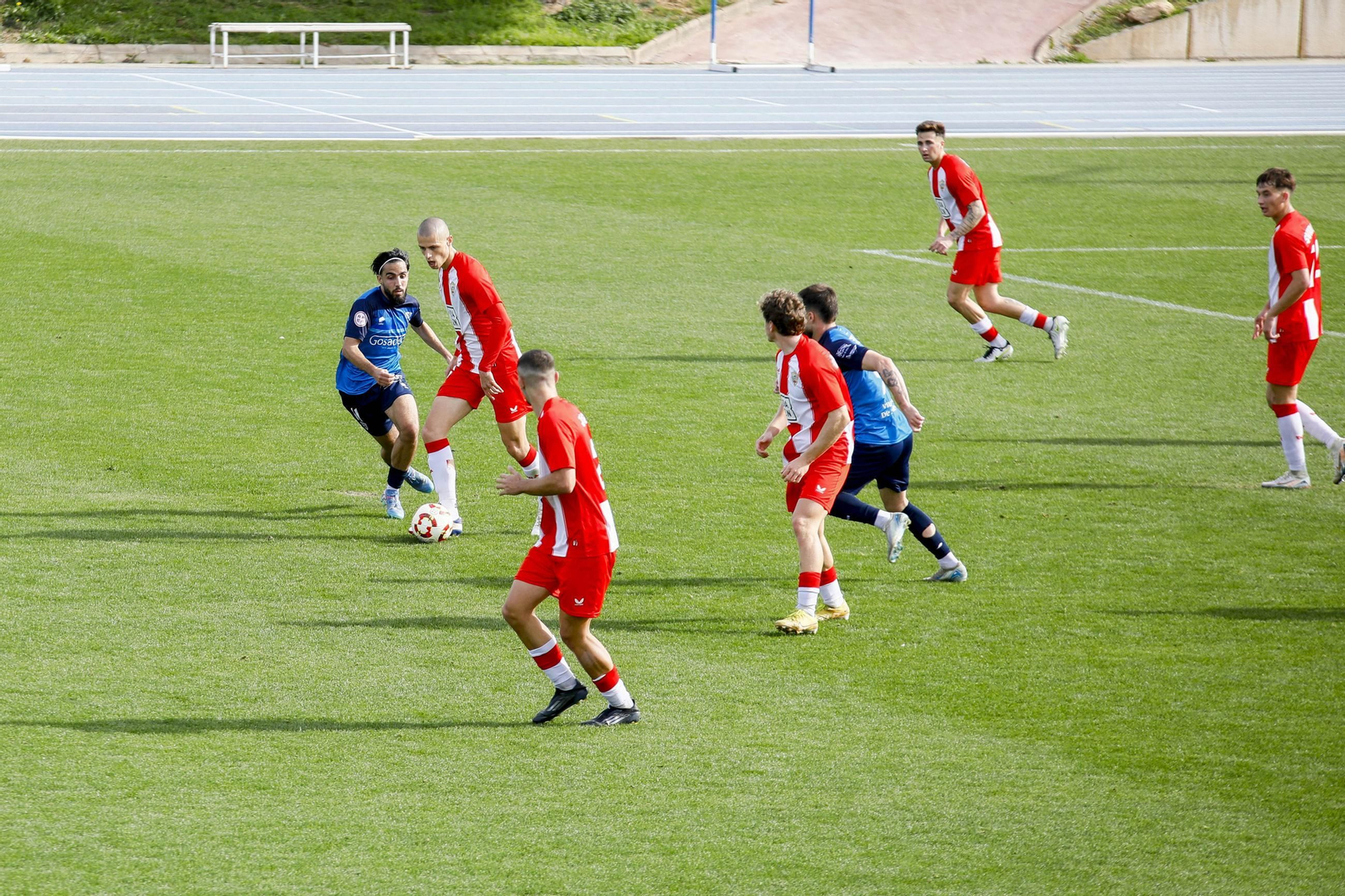 Imágenes del partido entre Almeria B contra Villanovense de segunda RFEF