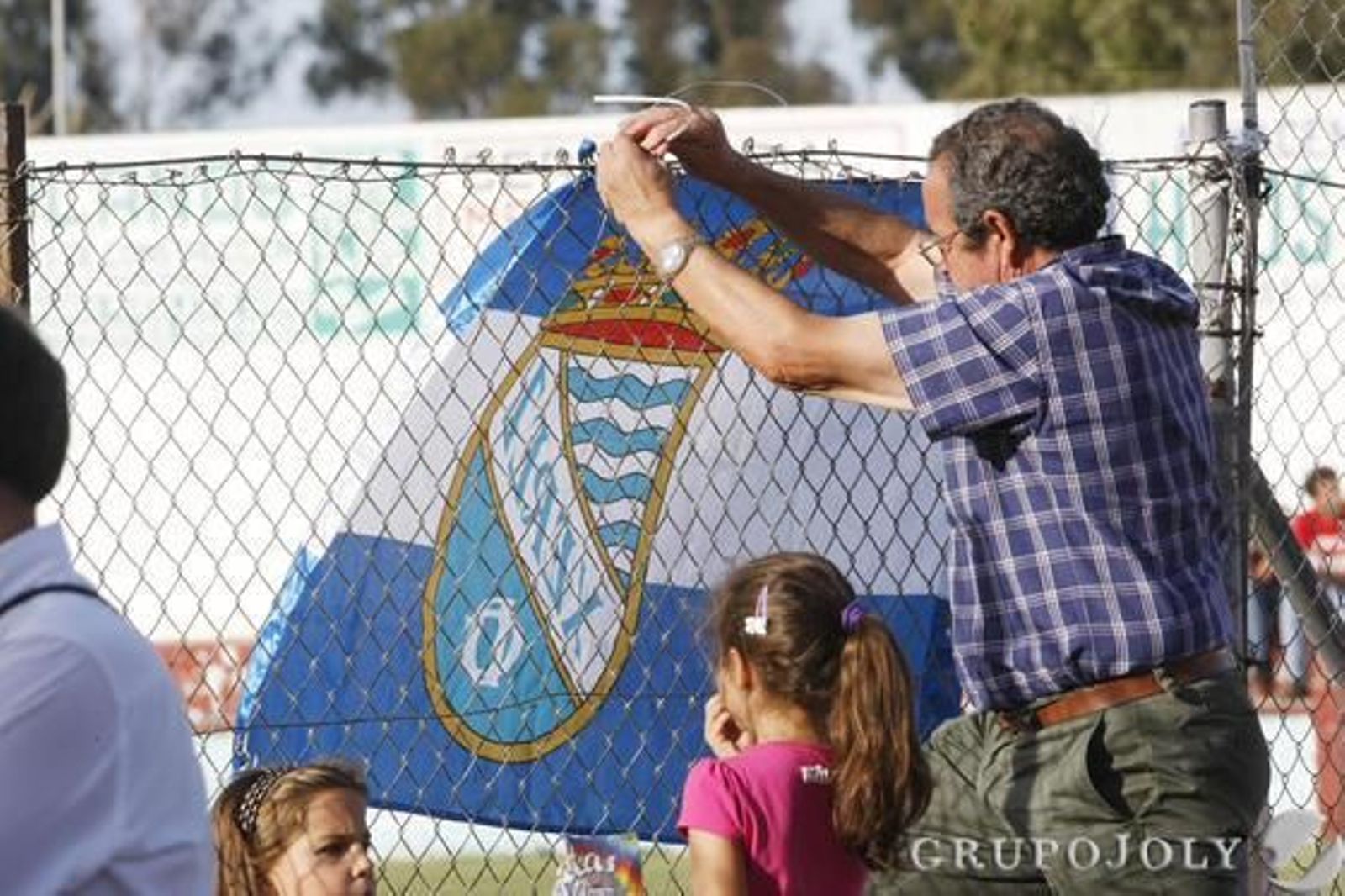 Los azulinos empatan con el Coria 1-1 en Rota en el partido del destierro 

Foto: Pascual