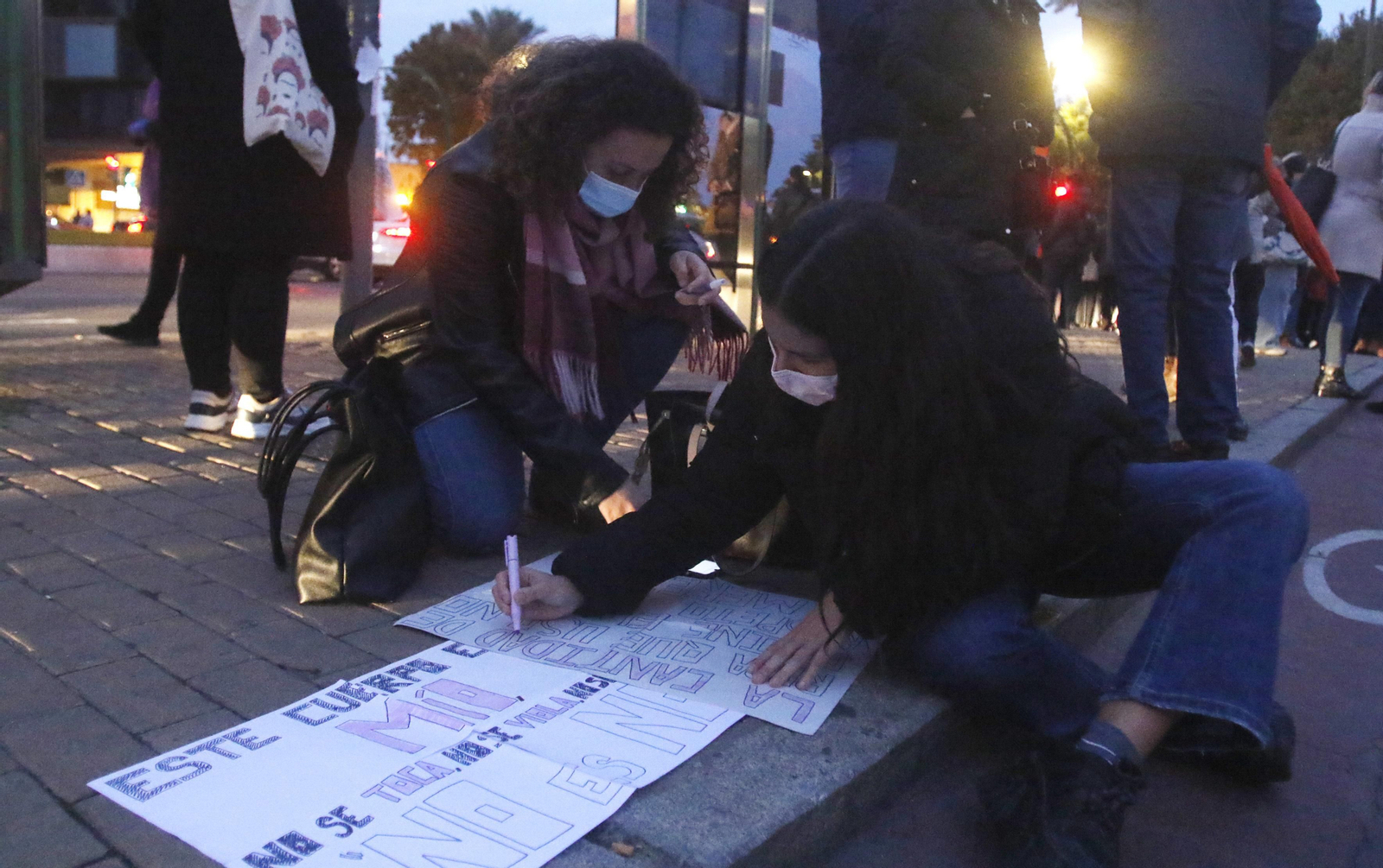 La manifestación contra la violencia de género en Córdoba, en fotografías