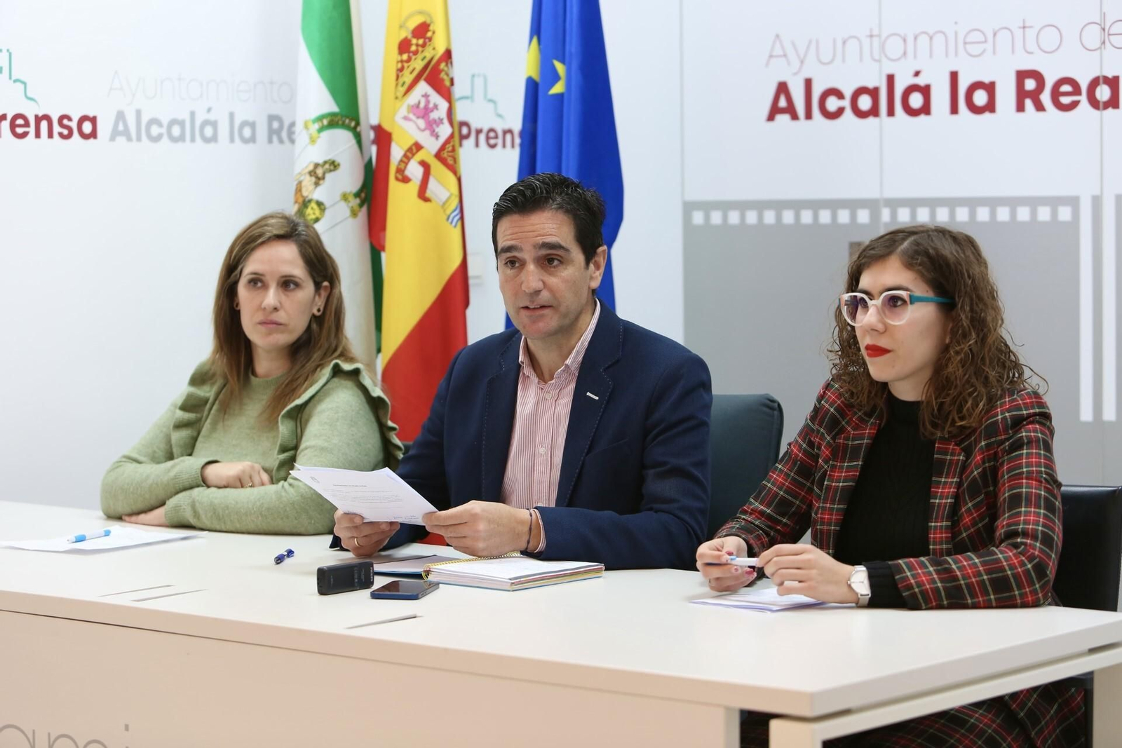 Rueda de prensa del Ayuntamiento.