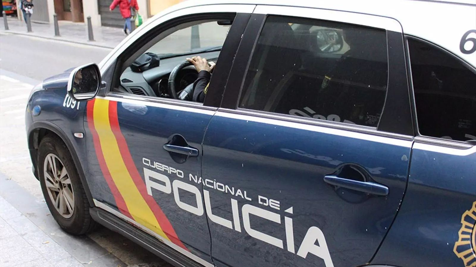 Vehículo de la Policía Nacional.