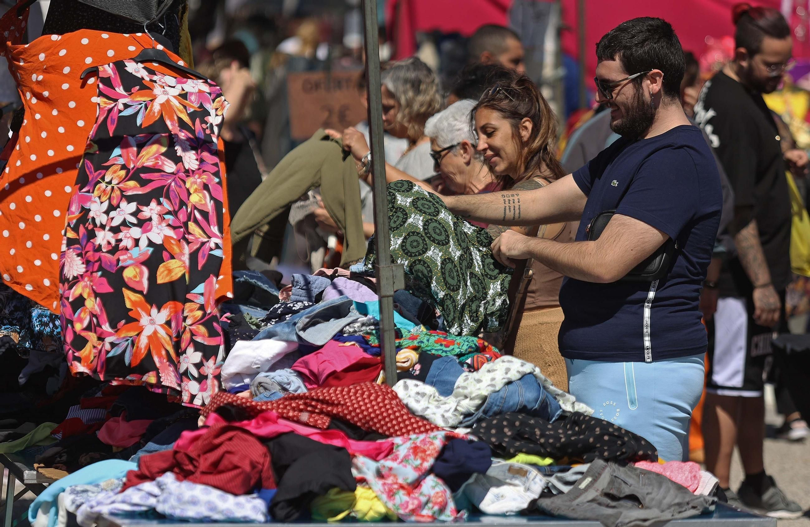 El mercadillo de Algeciras, llamado popularmente como 'piojito'. El mercadillo de Algeciras, llamado popularmente como 'piojito'.