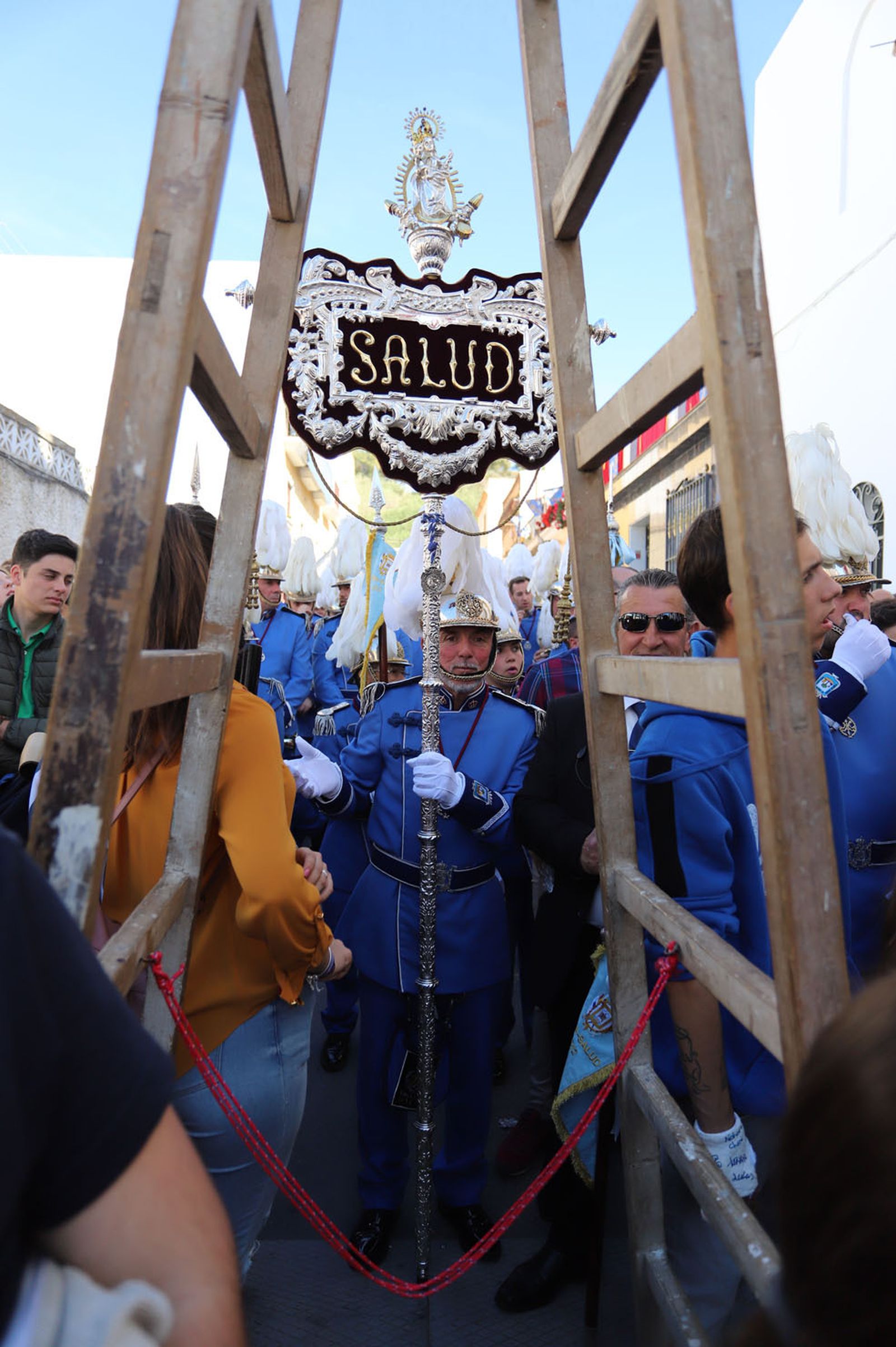 Imágenes de la procesión de la hermandad de la Lanzada de Huelva