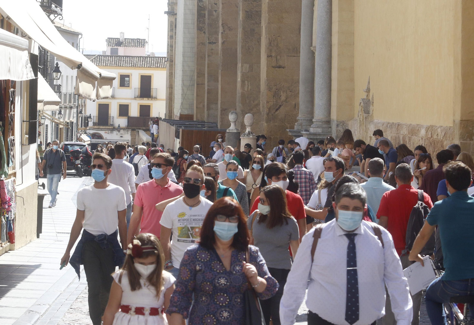 Entorno de la Mezquita-Catedral de Córdoba este sábado