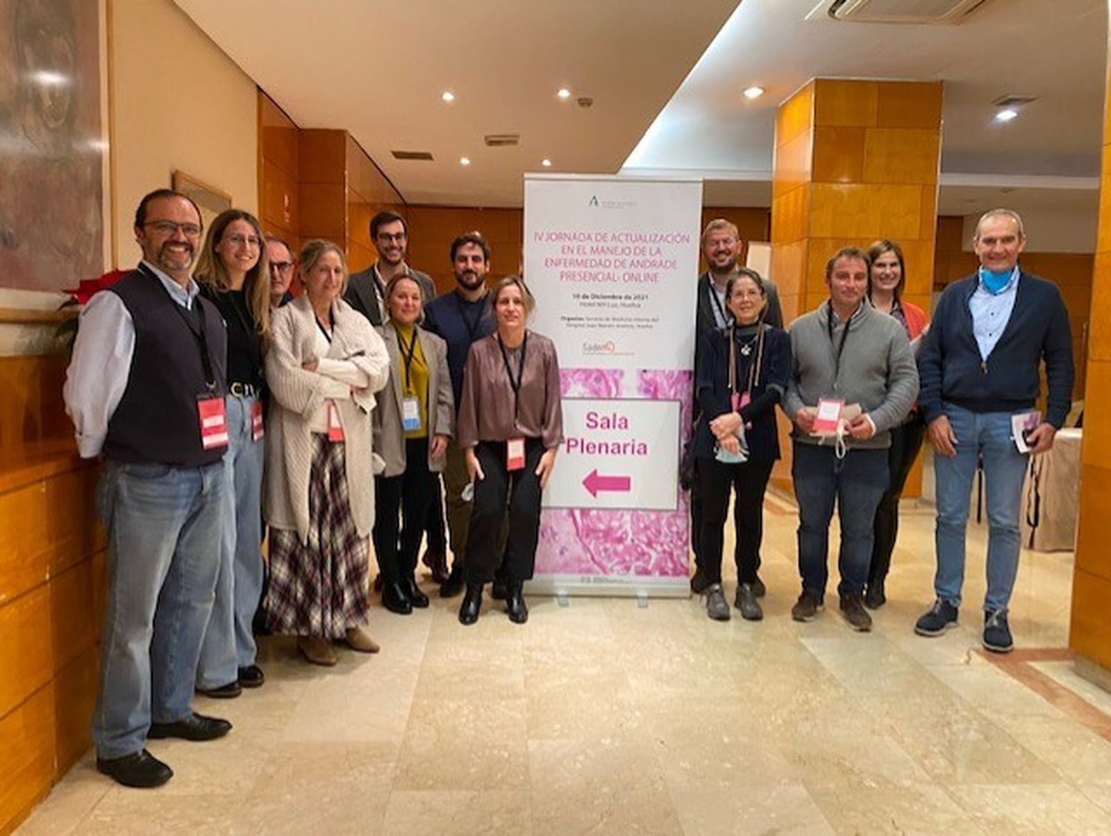 Foto de familia de la jornada.