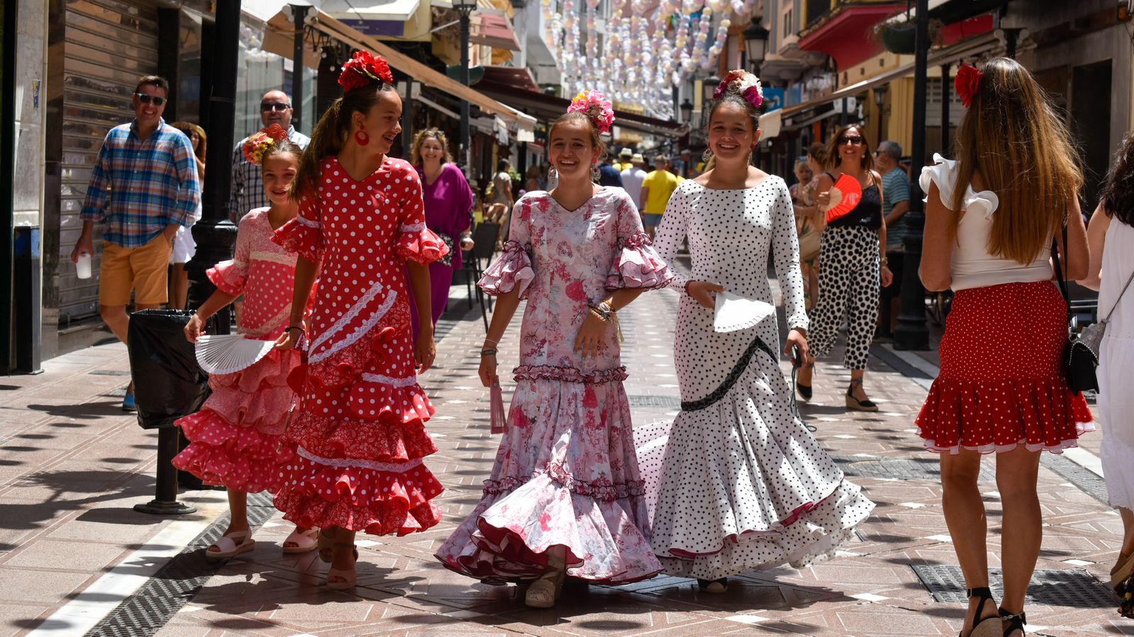 Las fotos del Domingo Rociero en el centro de la Línea