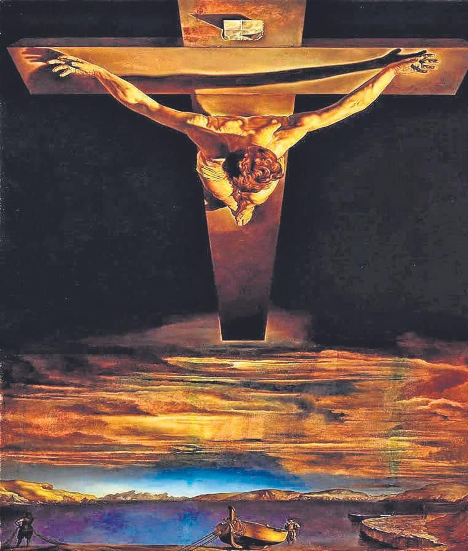 La cruz de Cristo vista por Salvador Dalí.