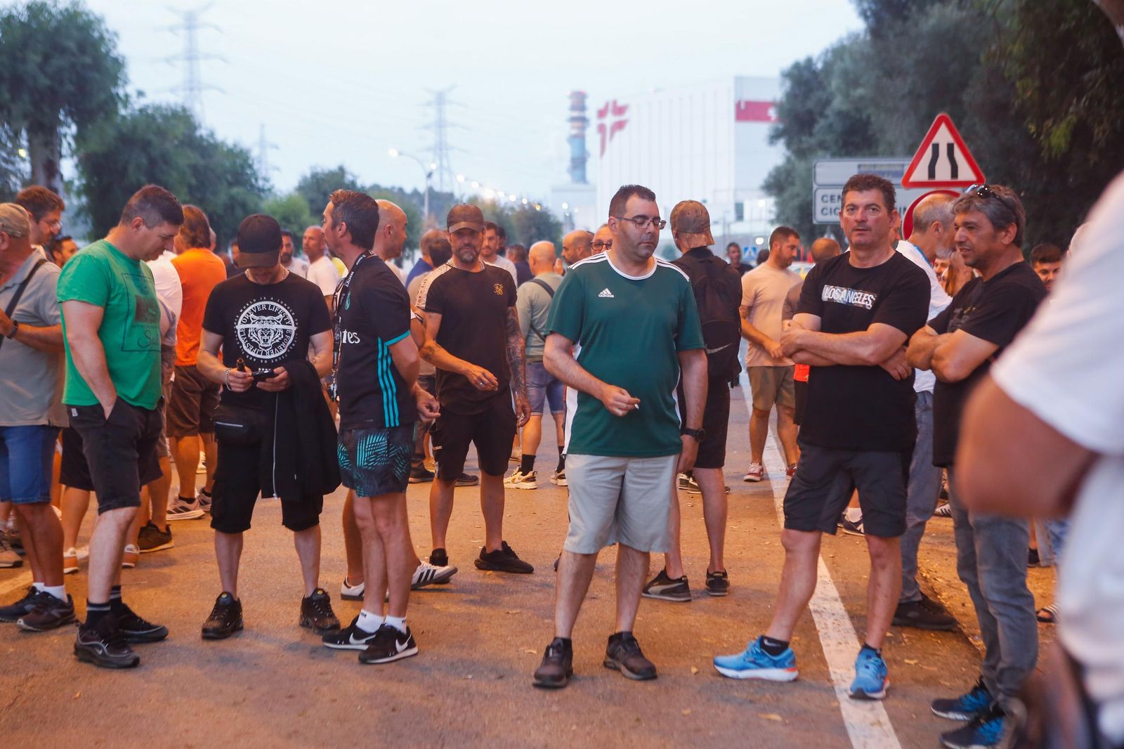 Fotos del segundo día de la huelga del metal en el Campo de Gibraltar