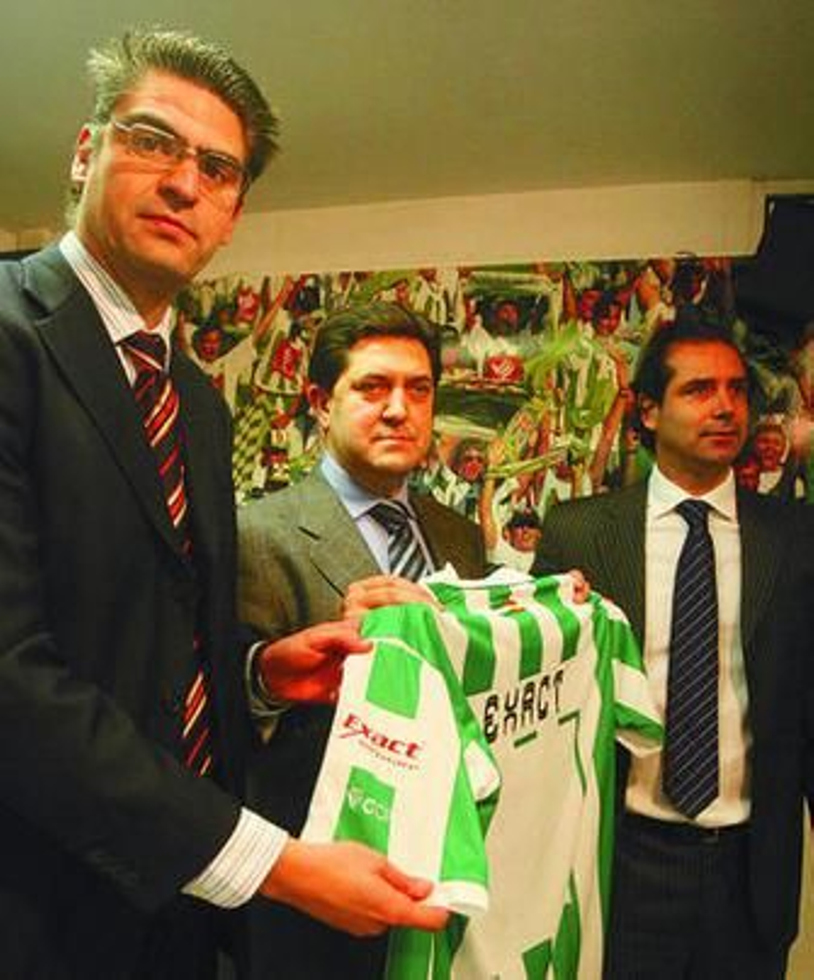 José Manuel Coca, Fernando Peña y Alejandro Salvador, ayer.