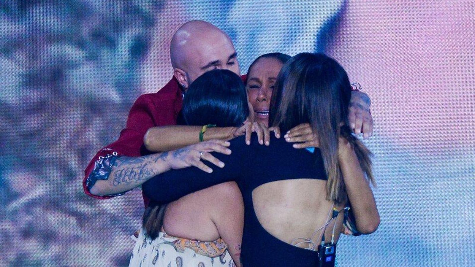 El clan Pantoja al completo: Isa, Kiko, Anabel e Isabel