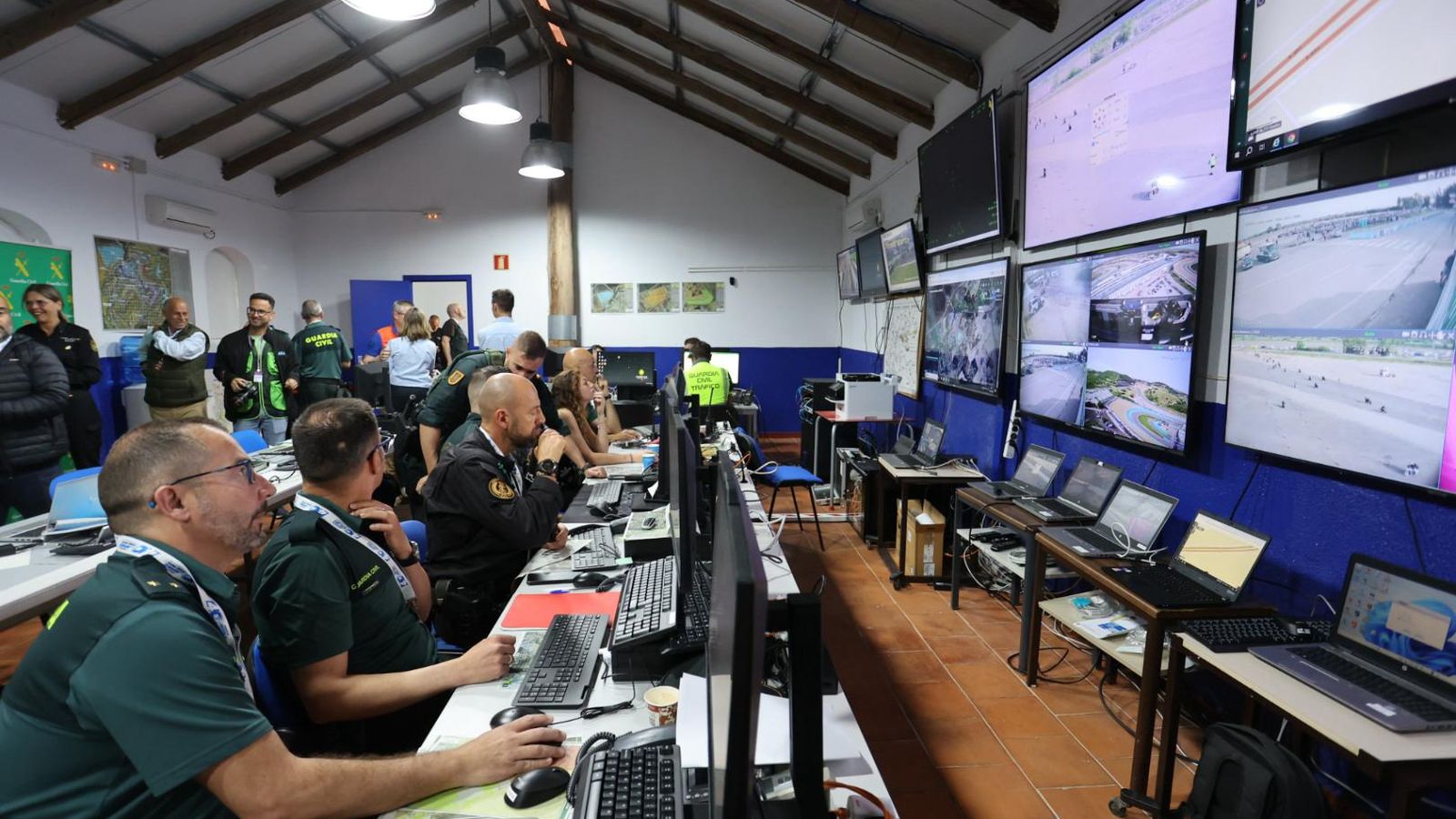Interior del CECOR del Circuito de Jerez-Ángel Nieto.