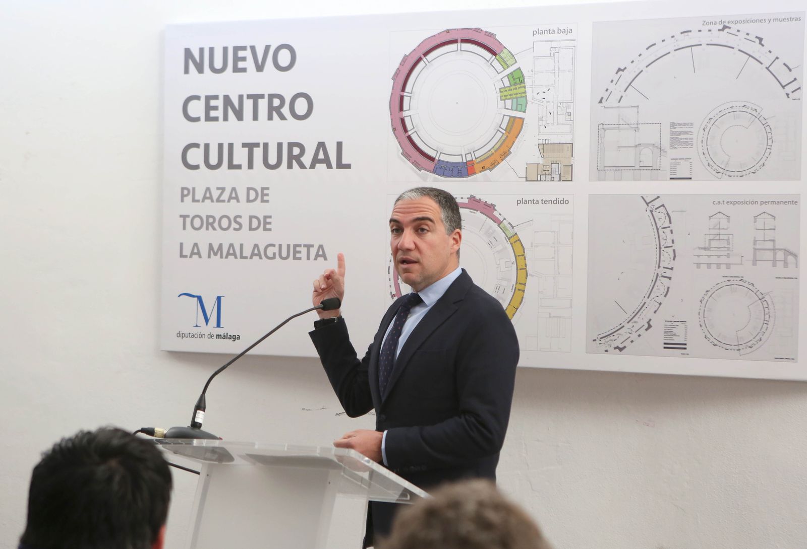 Elías Bendodo, en la presentación.