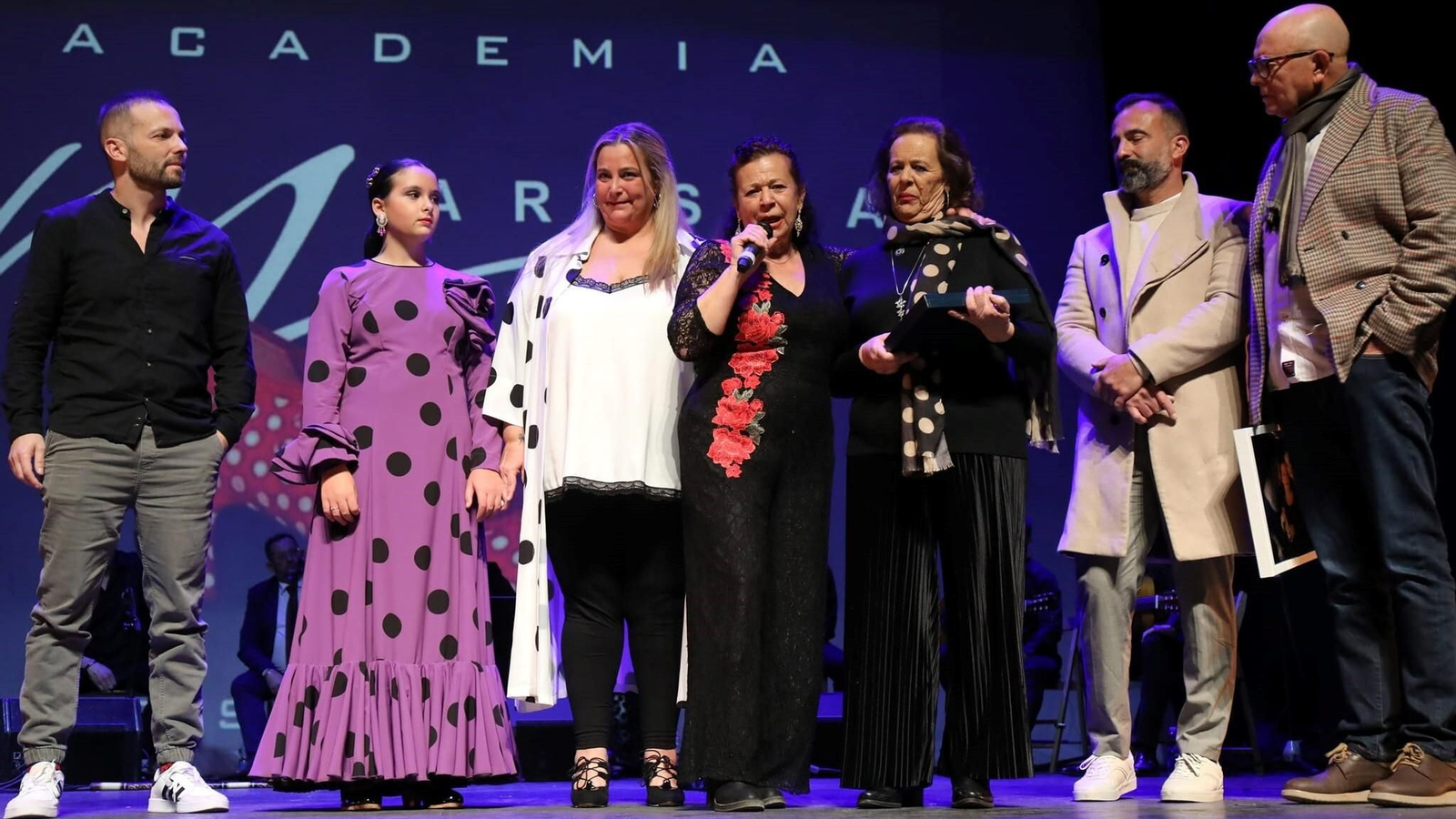 Homenaje a Pepa Peña en el Teatro de las Cortes de San Fernando.