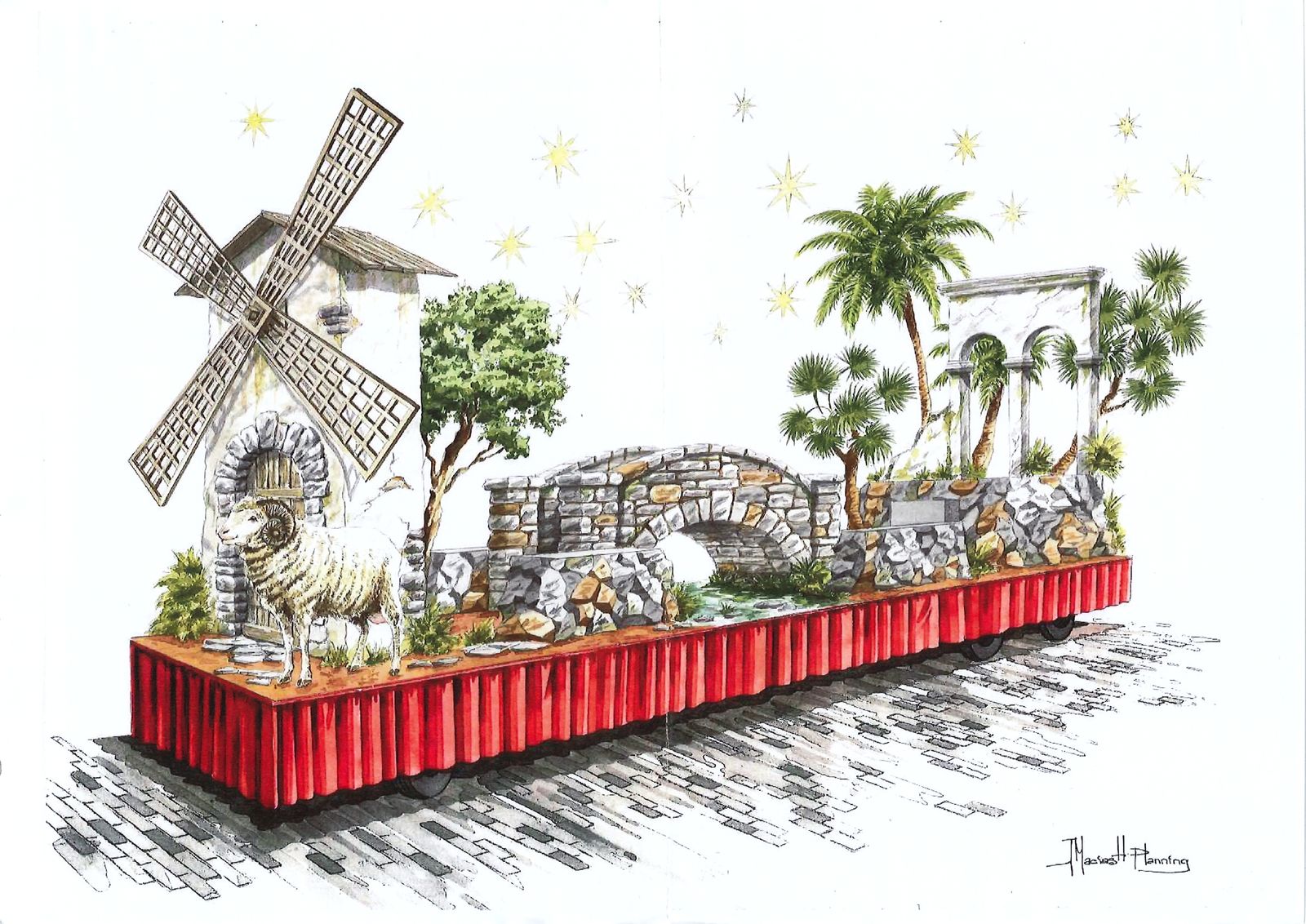 Así son las carrozas de la Cabalgata de Reyes de Cádiz 2023