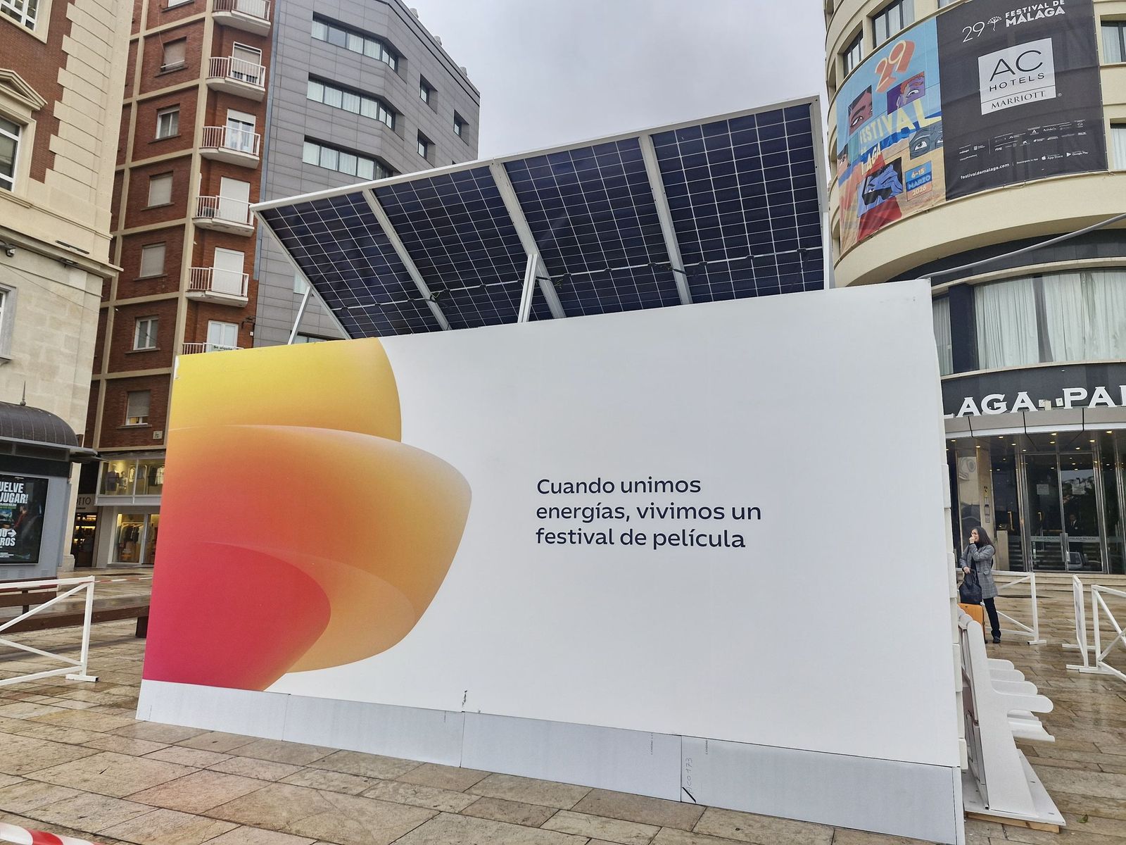 La instalación de Repsol en Molina Lario desde la que se podrá disfrutar de entrevistas en el Festival