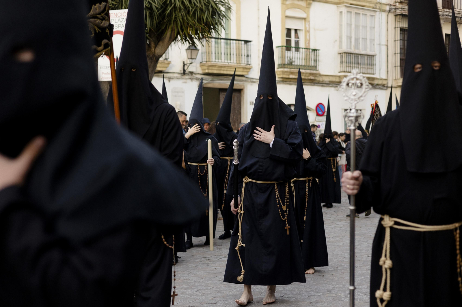 Las imágenes de la cofradía del Caminito este Miércoles Santo en la Semana Santa de Cádiz de 2024