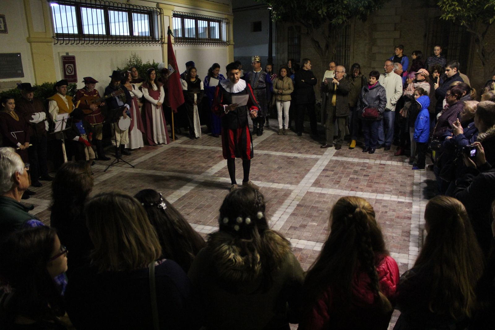 Representación histórica del Terremoto de Vera de 1518