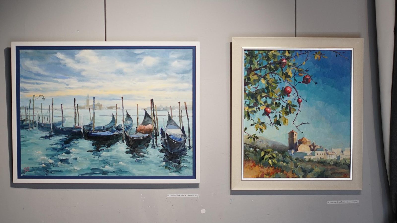 Algunas de las obras de Elena K.