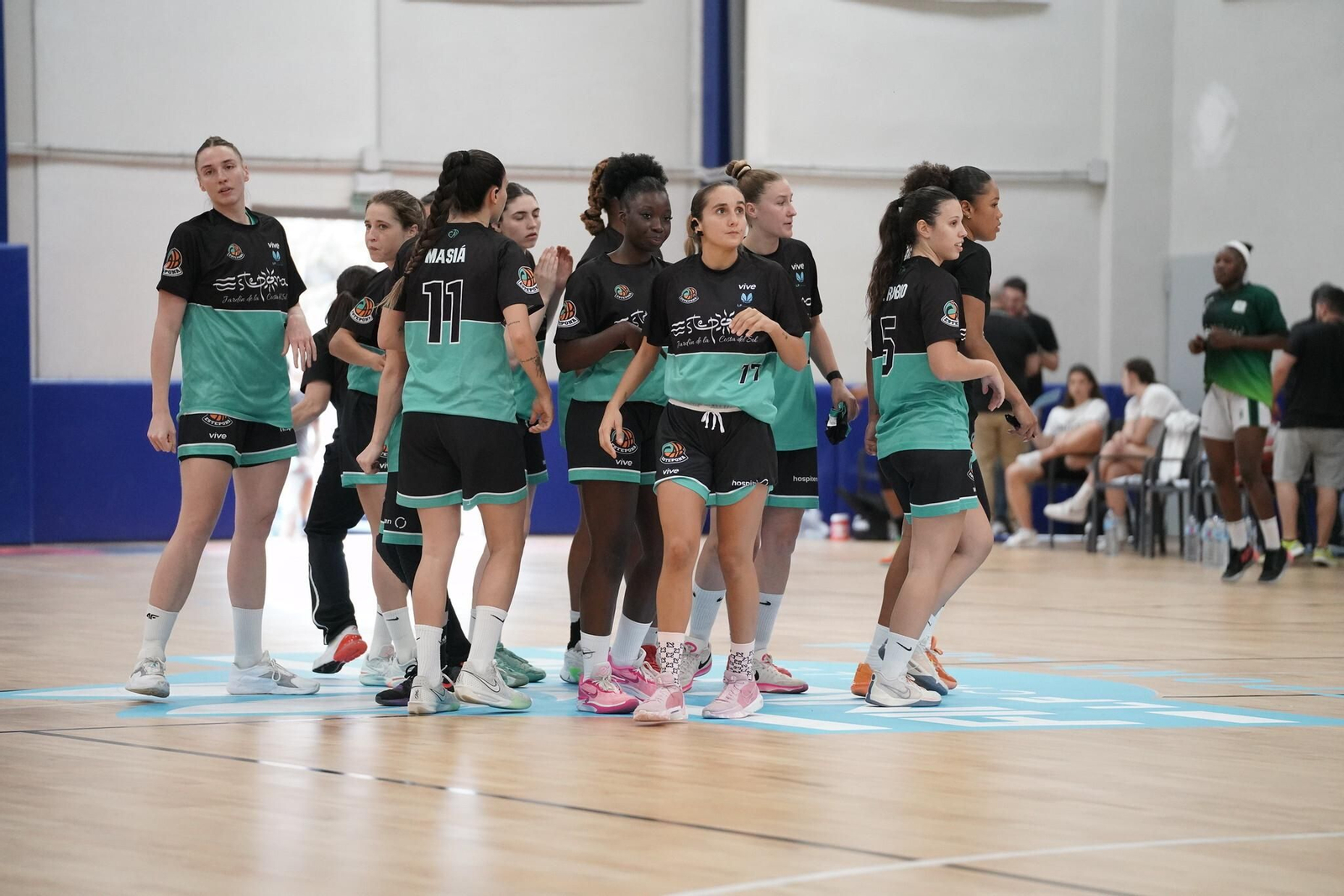 Las jugadoras del CAB Estepona durante la Final Four
