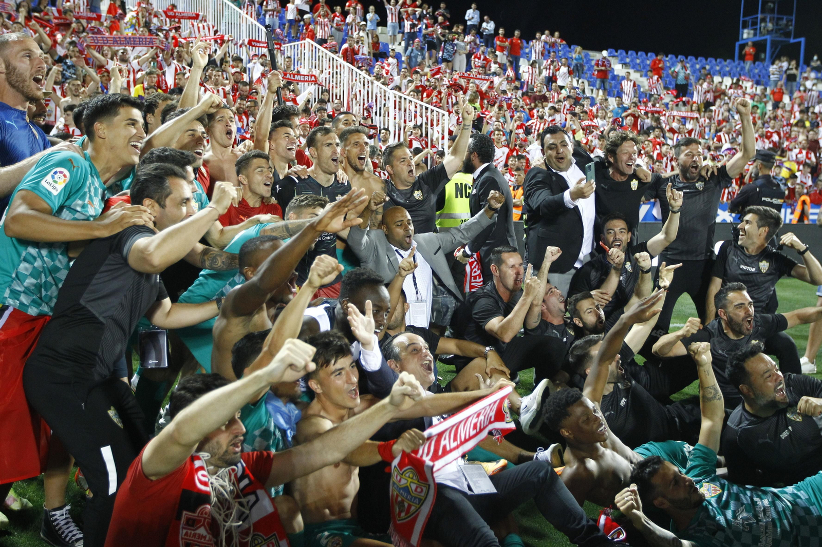 Imágenes del C.D. Leganés-U.D. Almería. Ascenso a la Liga Santander de Fútbol
