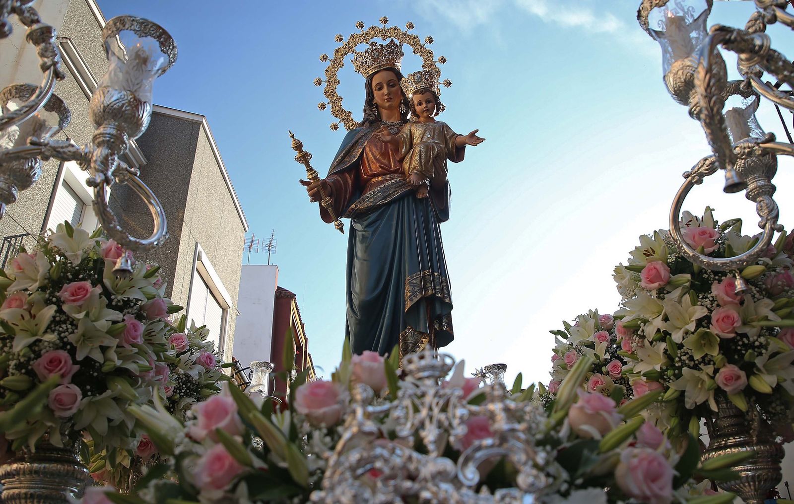 Fotos de la procesión de María Auxiliadora en Algeciras