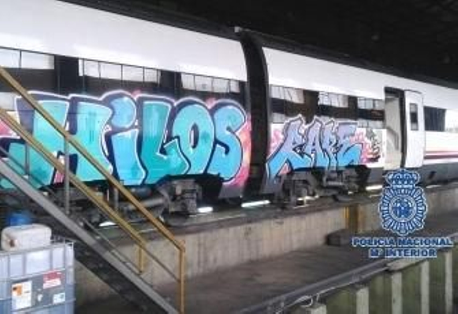 Desarticulada una banda acusada de grafitis en trenes y daños de hasta 100.000 euros