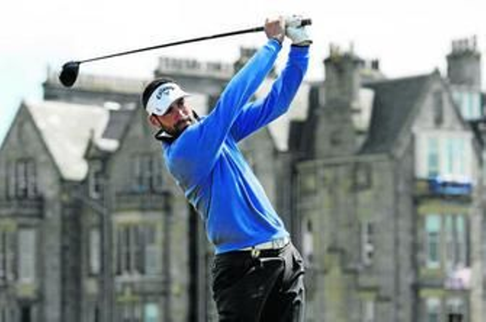 Álvaro Quirós, en Saint Andrews, durante el pasado Abierto Británico.