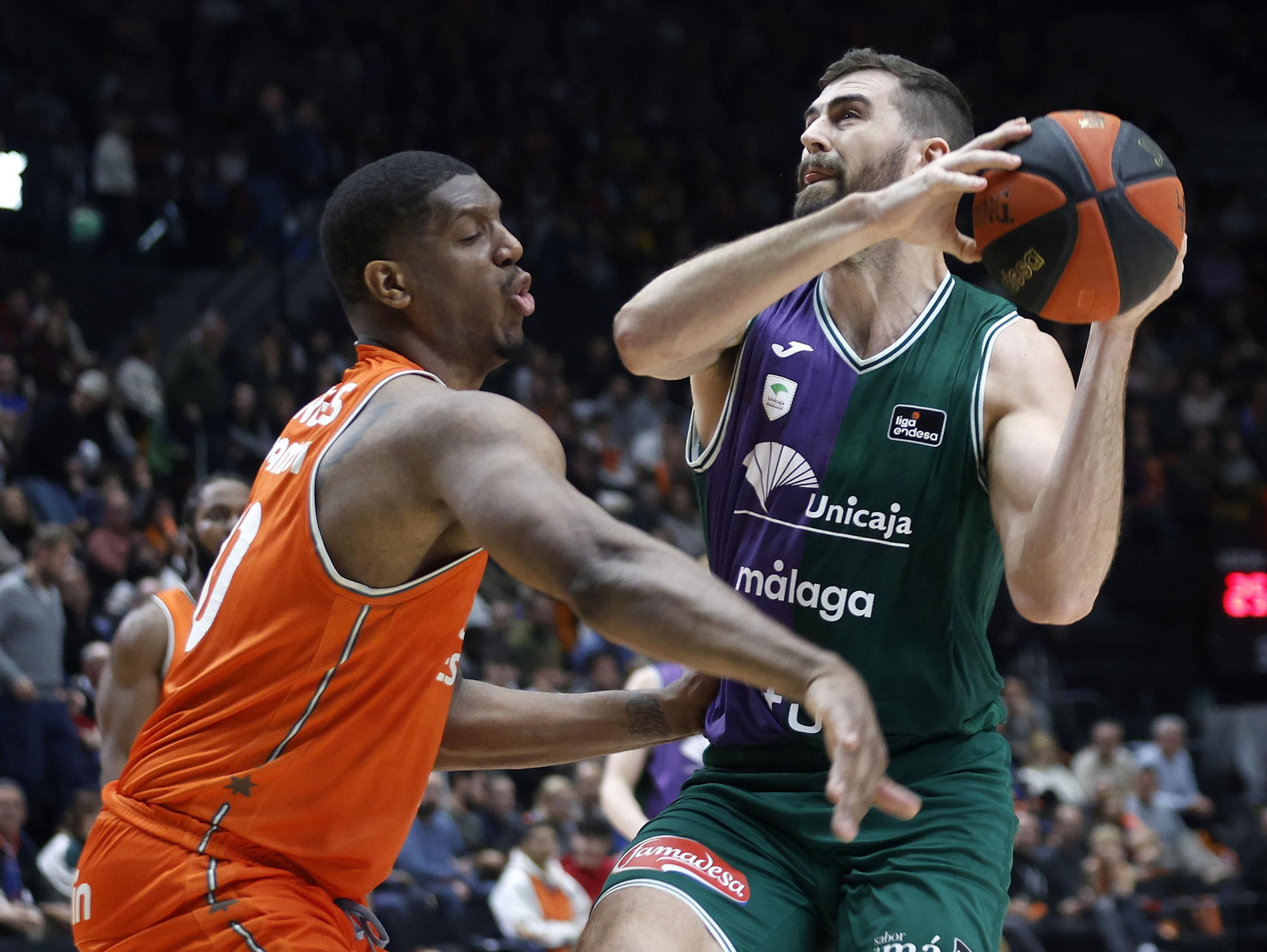 El Valencia Básket - Unicaja, en fotos