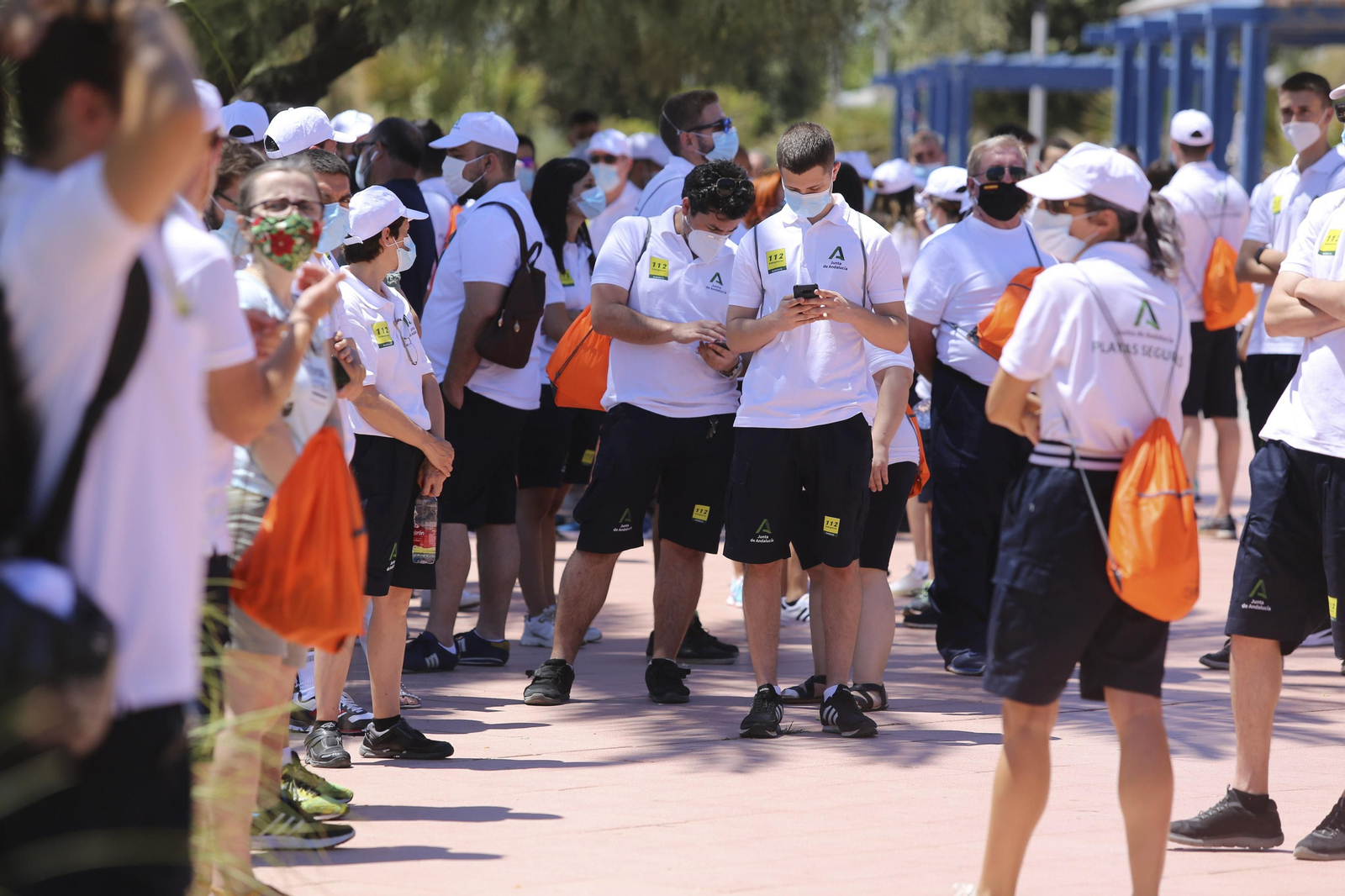 Fotos de los 90 vigilantes de la playa en Málaga capital