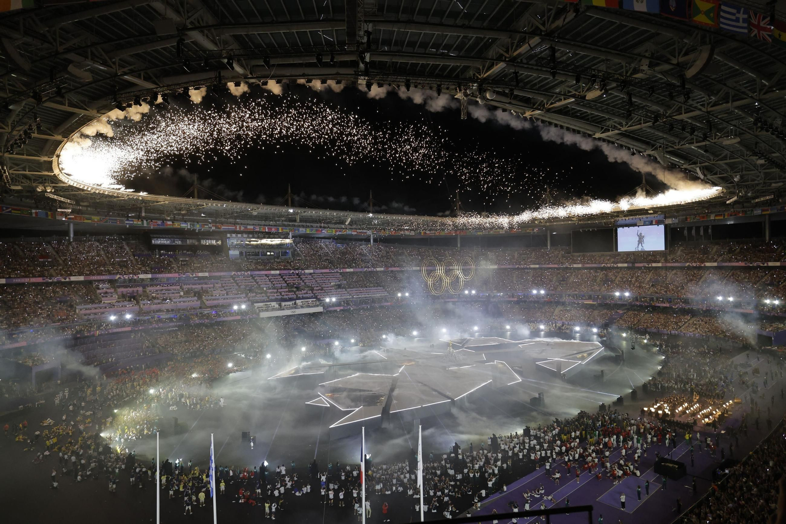 Las fotos de la ceremonia de clausura de los Juegos Olímpicos París 2024