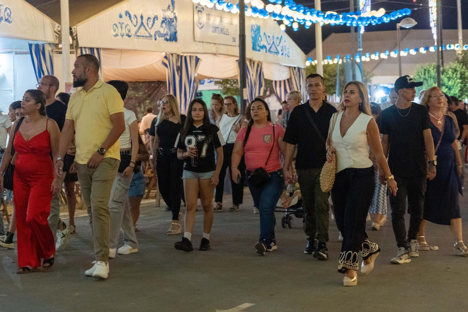 Colombinas 2025: Imágenes del ambiente el viernes 1 de agosto en las Fiestas Colombinas