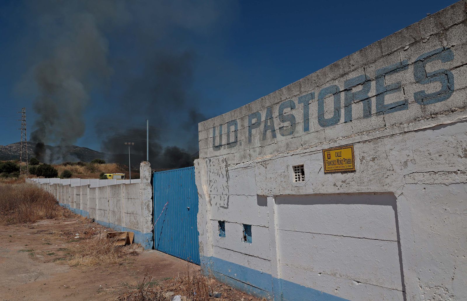 Imágenes del incendio en Los Pastores