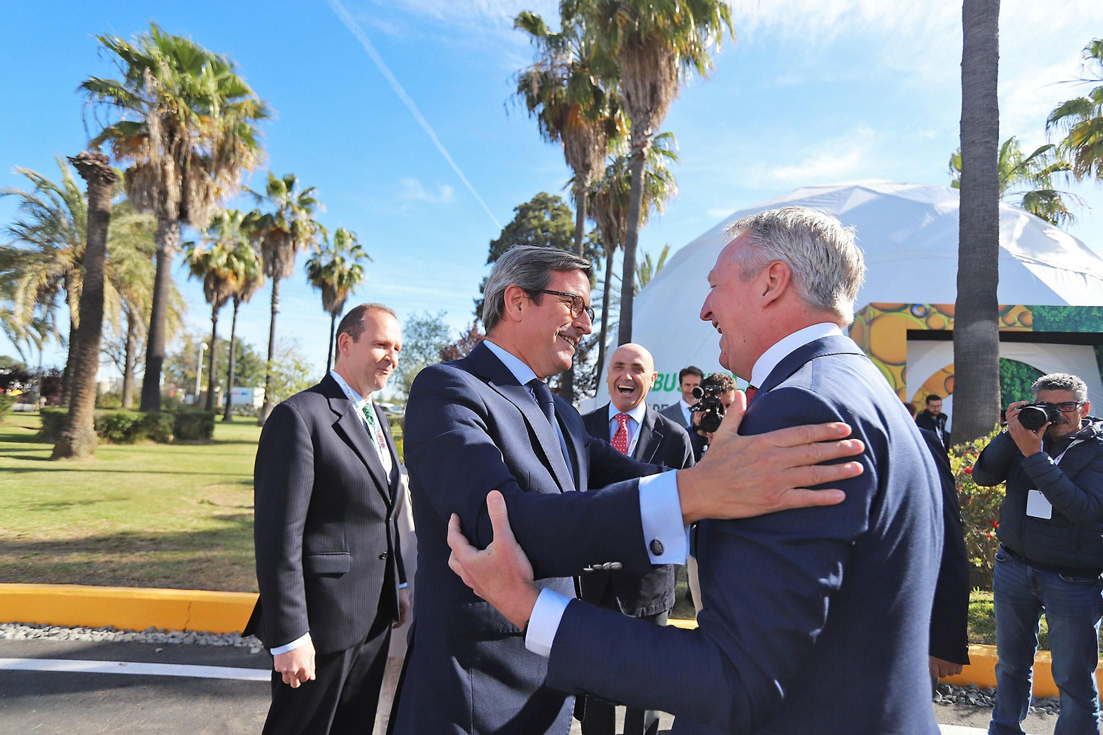 Presentación de la nueva planta de biocombustibles de segunda generación  de Cepsa en Palos de la Frontera (Huelva)