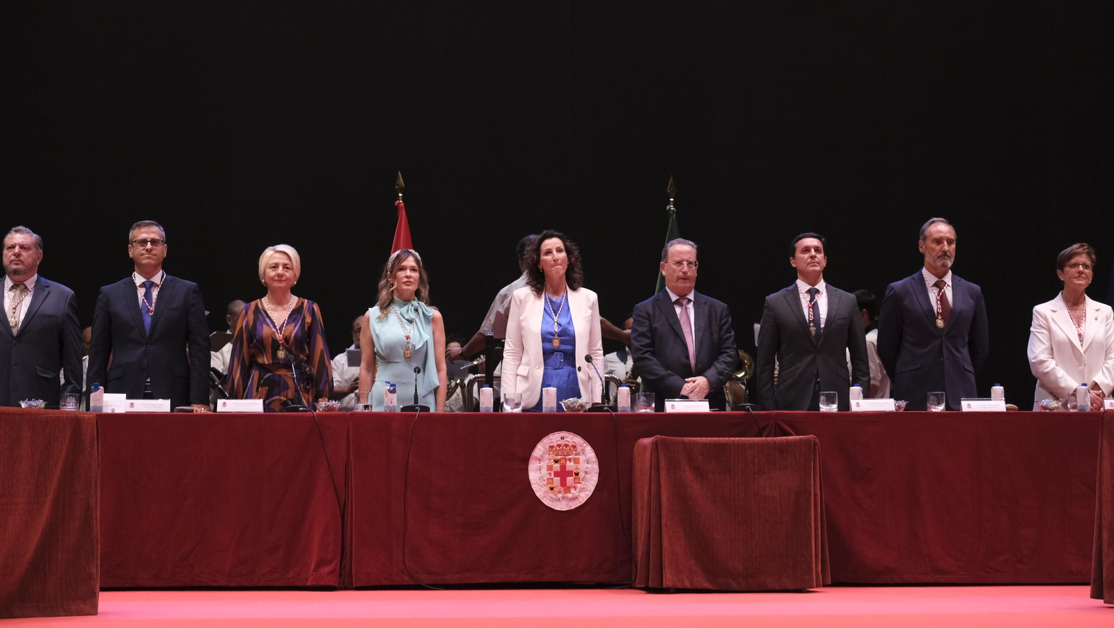 Imágenes de la constitución de la Corporación Municipal de almería, con María Vázquez como Alcaldesa