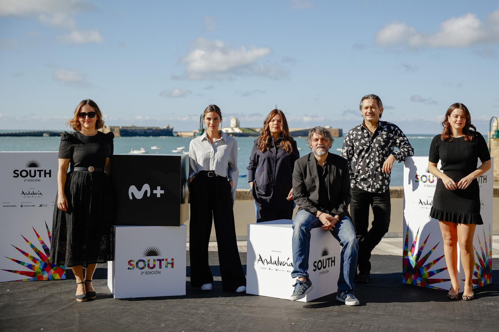 imágenes del photocall del South Series en la caleta el domingo 27