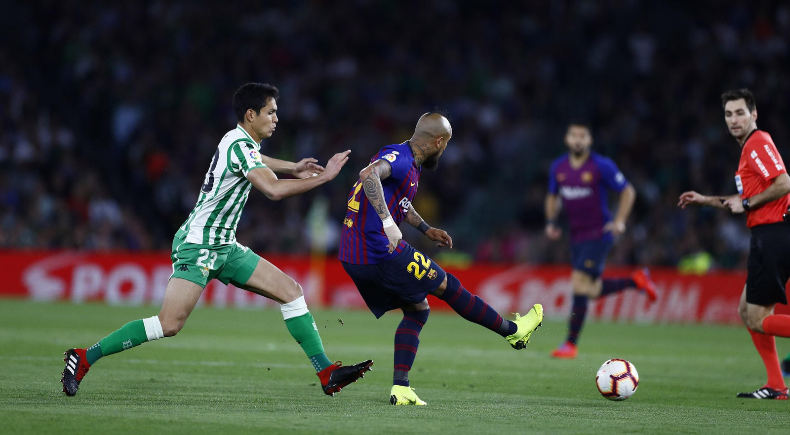 El Betis-Barcelona, en imágenes