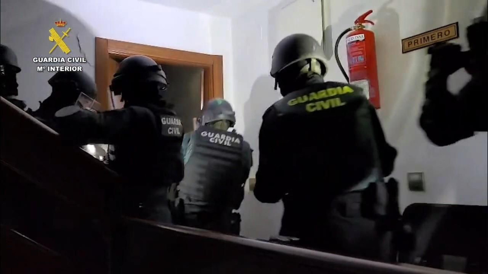 La Guardia Civil realiza registros y detenciones durante la Operación Tucis contra el tráfico de drogas